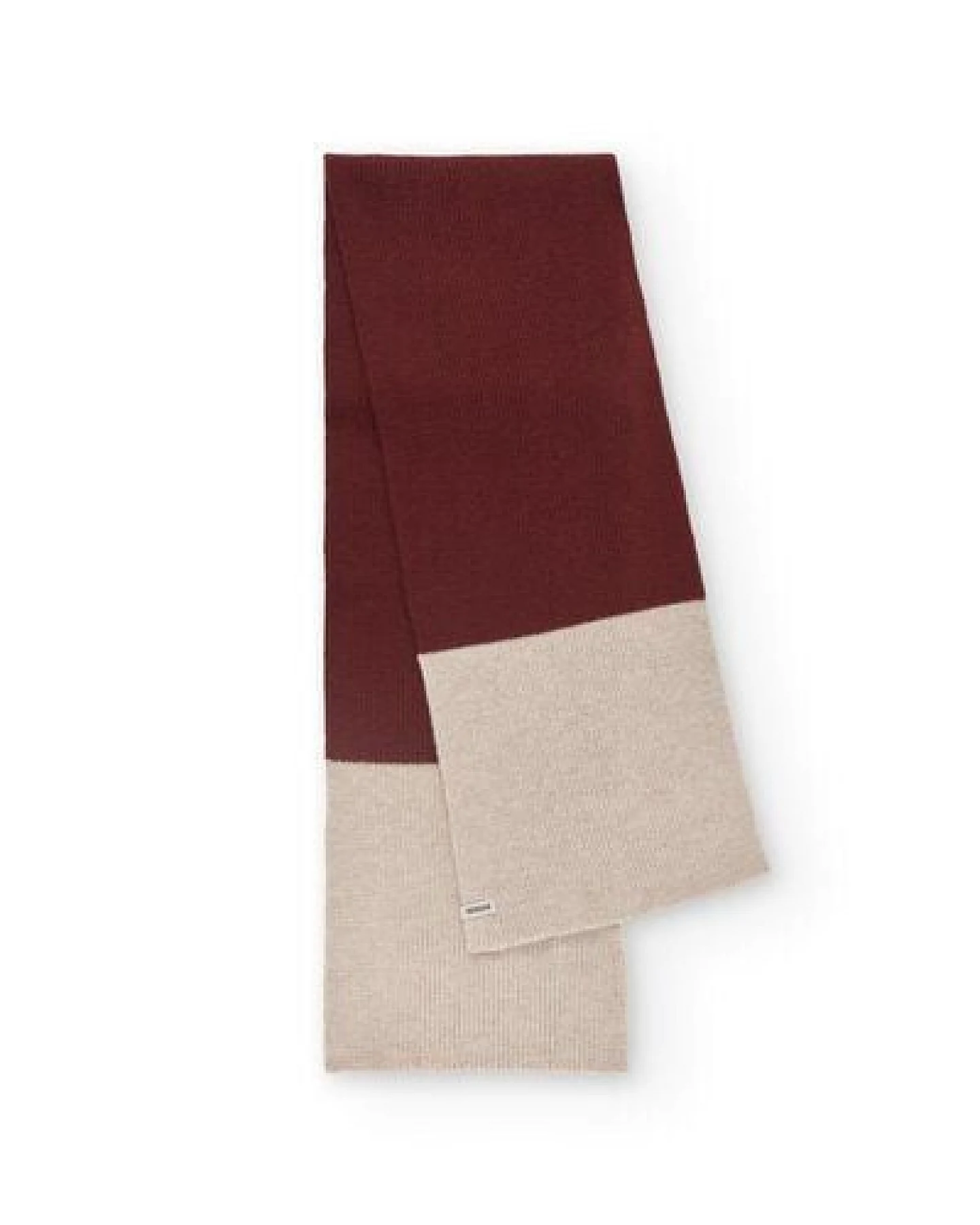 TIRALAHILACHA Tayo chunky wool scarf in two-tone – Ansicht 4