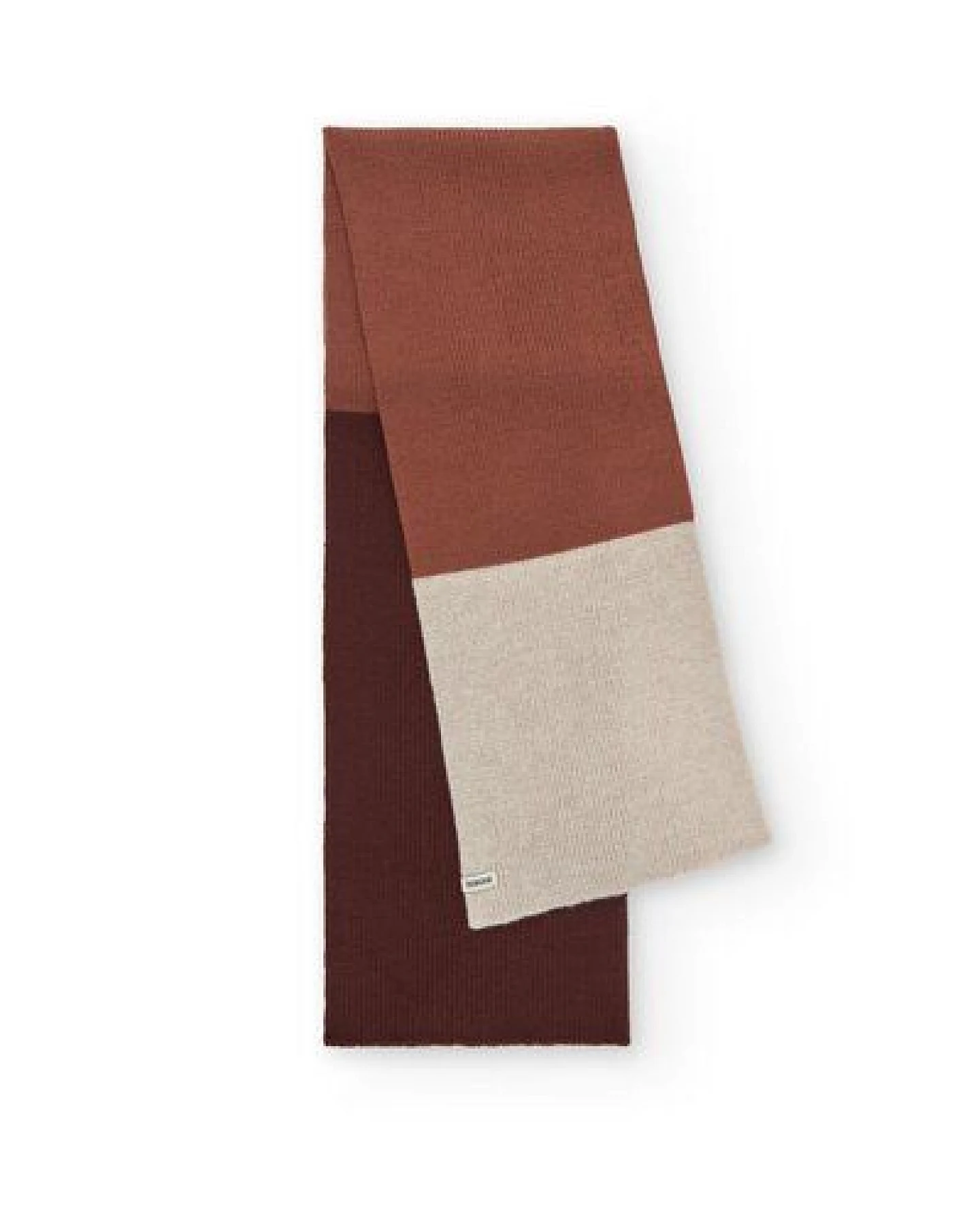 TIRALAHILACHA Tayo chunky wool scarf in three-tone – Ansicht 4