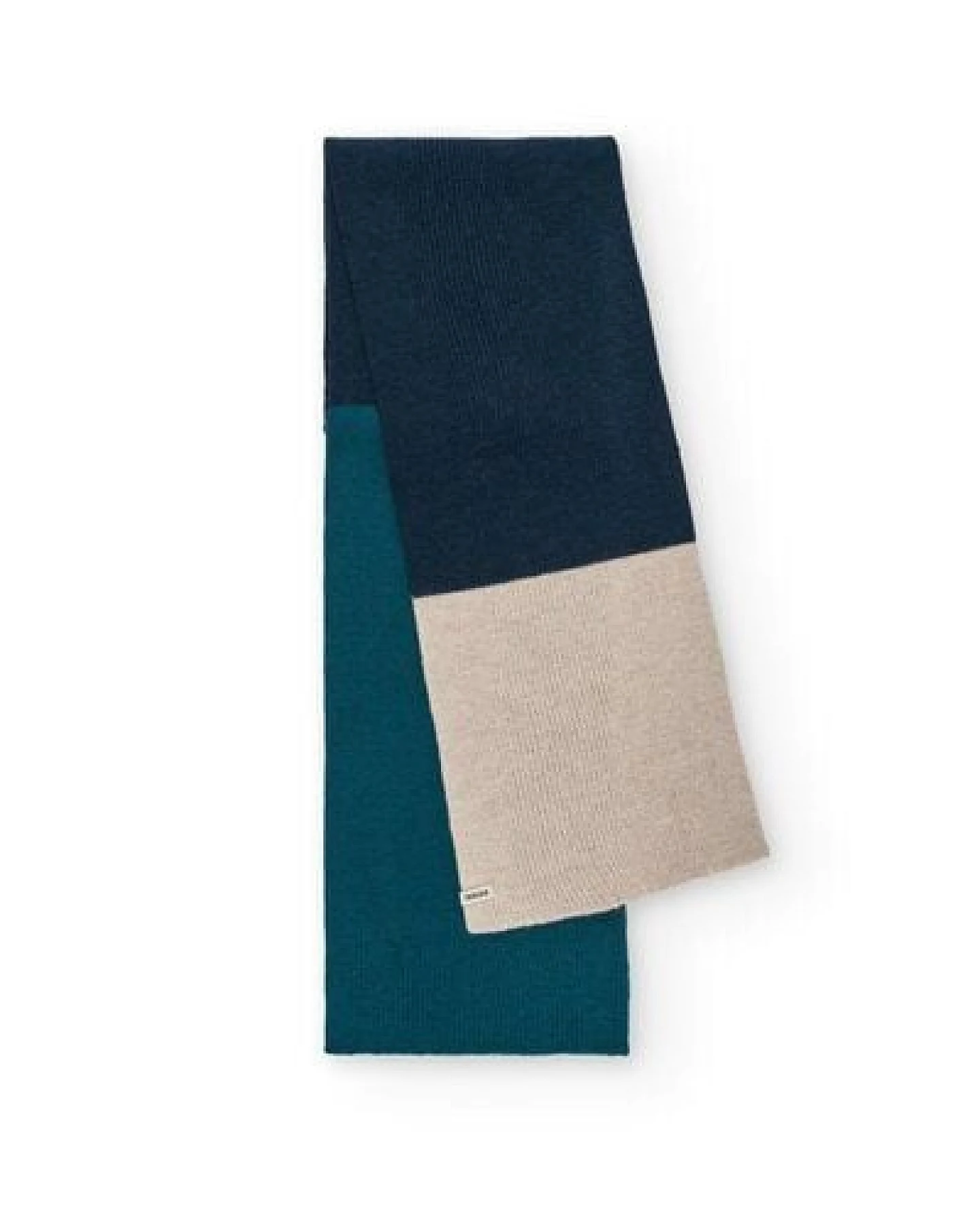 TIRALAHILACHA Tayo chunky wool scarf in three-tone – Ansicht 4