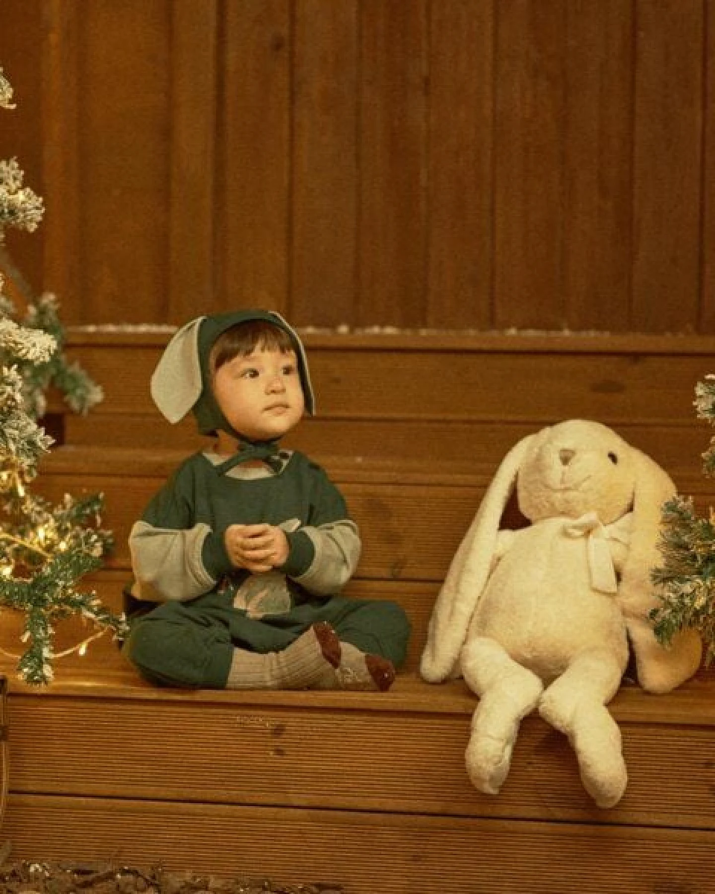 tetoi-vienna TENCEL Babyoverall "Alpenflausch Hase" kuscheliger Strampler – Ansicht 4
