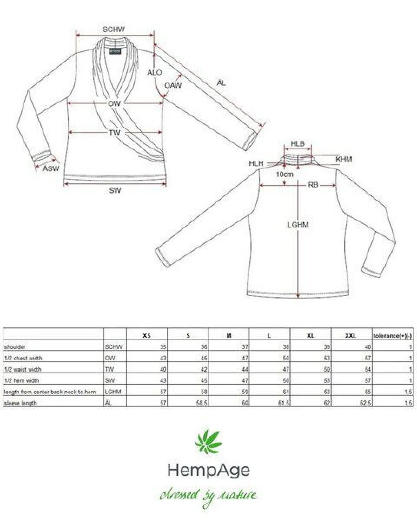 HempAge Langarmshirt Hanf/Biobaumwolle – Ansicht 3