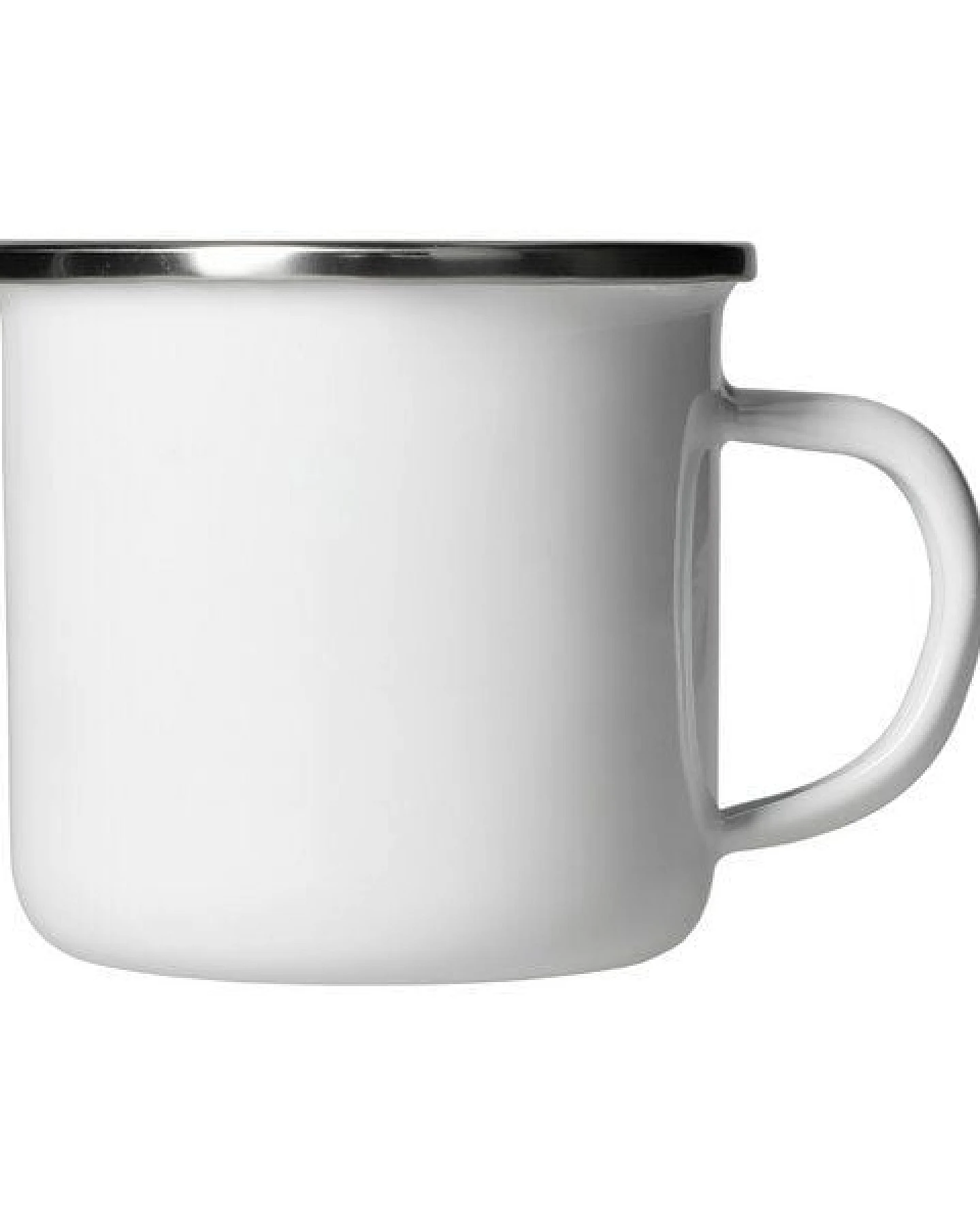 elasto Emaille-Becher 'Cozy' aus Edelstahl - stylischer Retro-Kaffeebecher – Ansicht 2