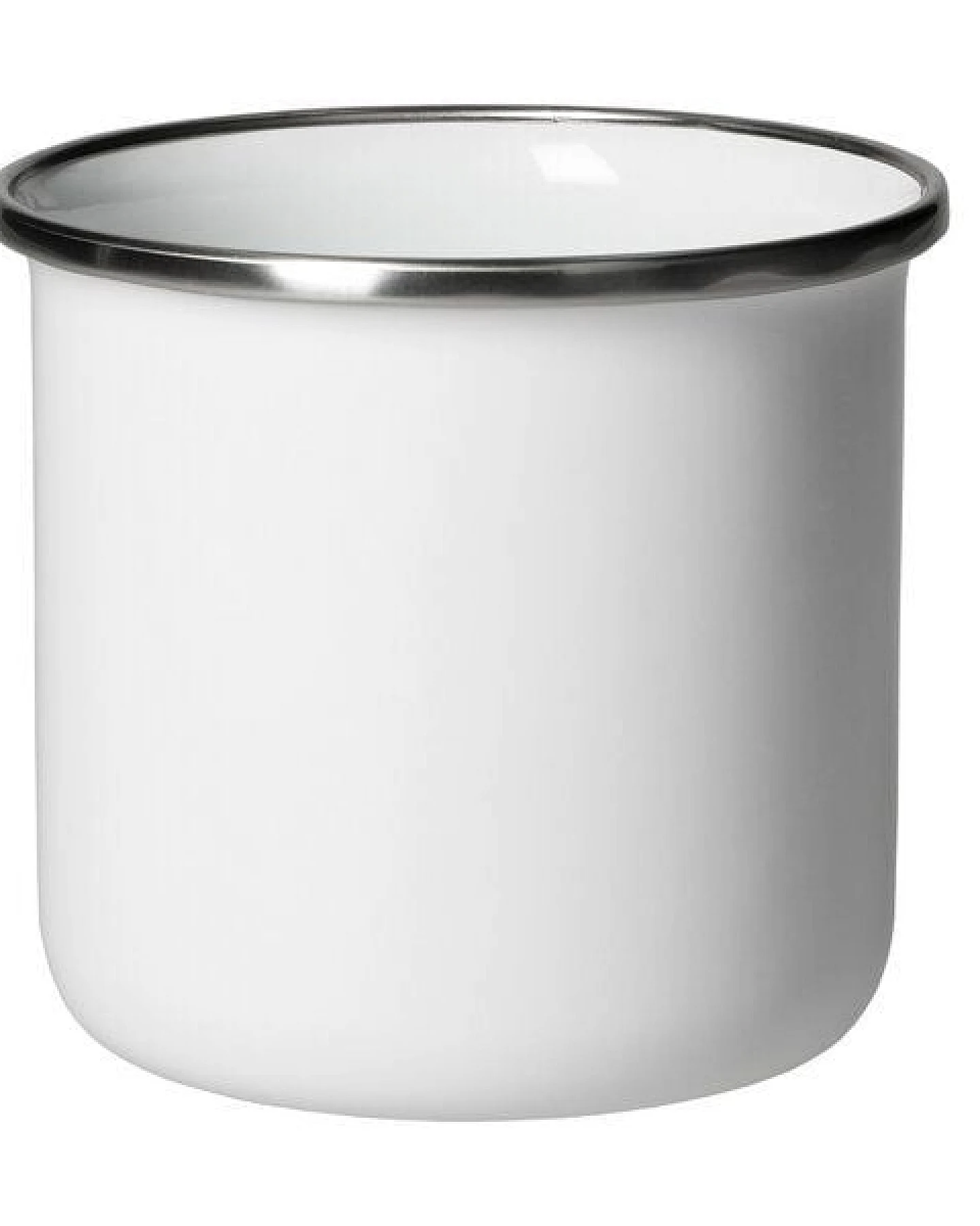 elasto Emaille-Becher 'Cozy' aus Edelstahl - stylischer Retro-Kaffeebecher – Ansicht 3