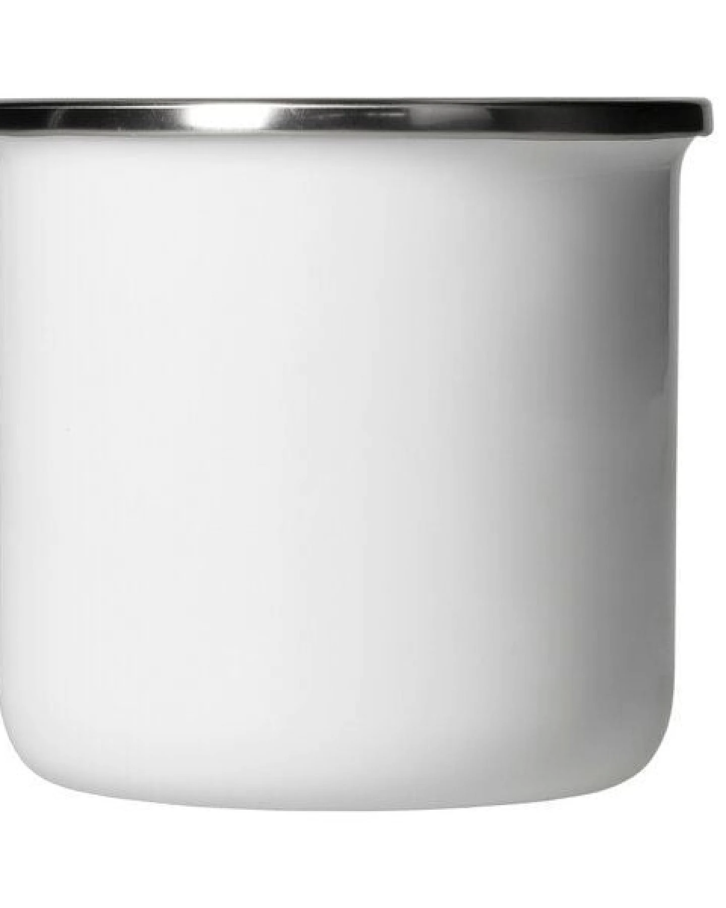 elasto Emaille-Becher 'Cozy' aus Edelstahl - stylischer Retro-Kaffeebecher – Ansicht 4