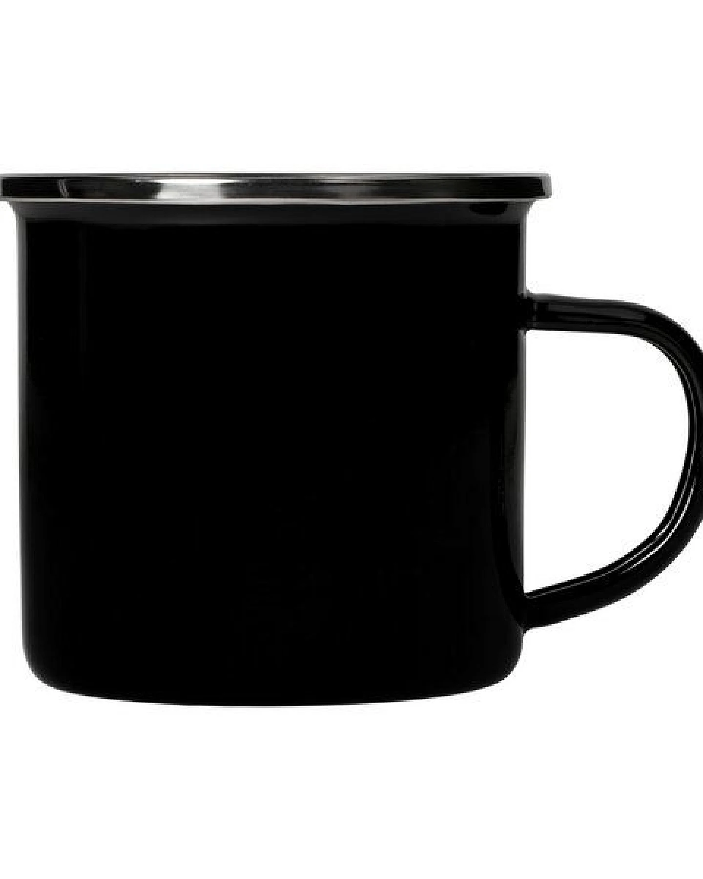 elasto Emaille-Becher 'Cozy' aus Edelstahl - stylischer Retro-Kaffeebecher – Ansicht 2
