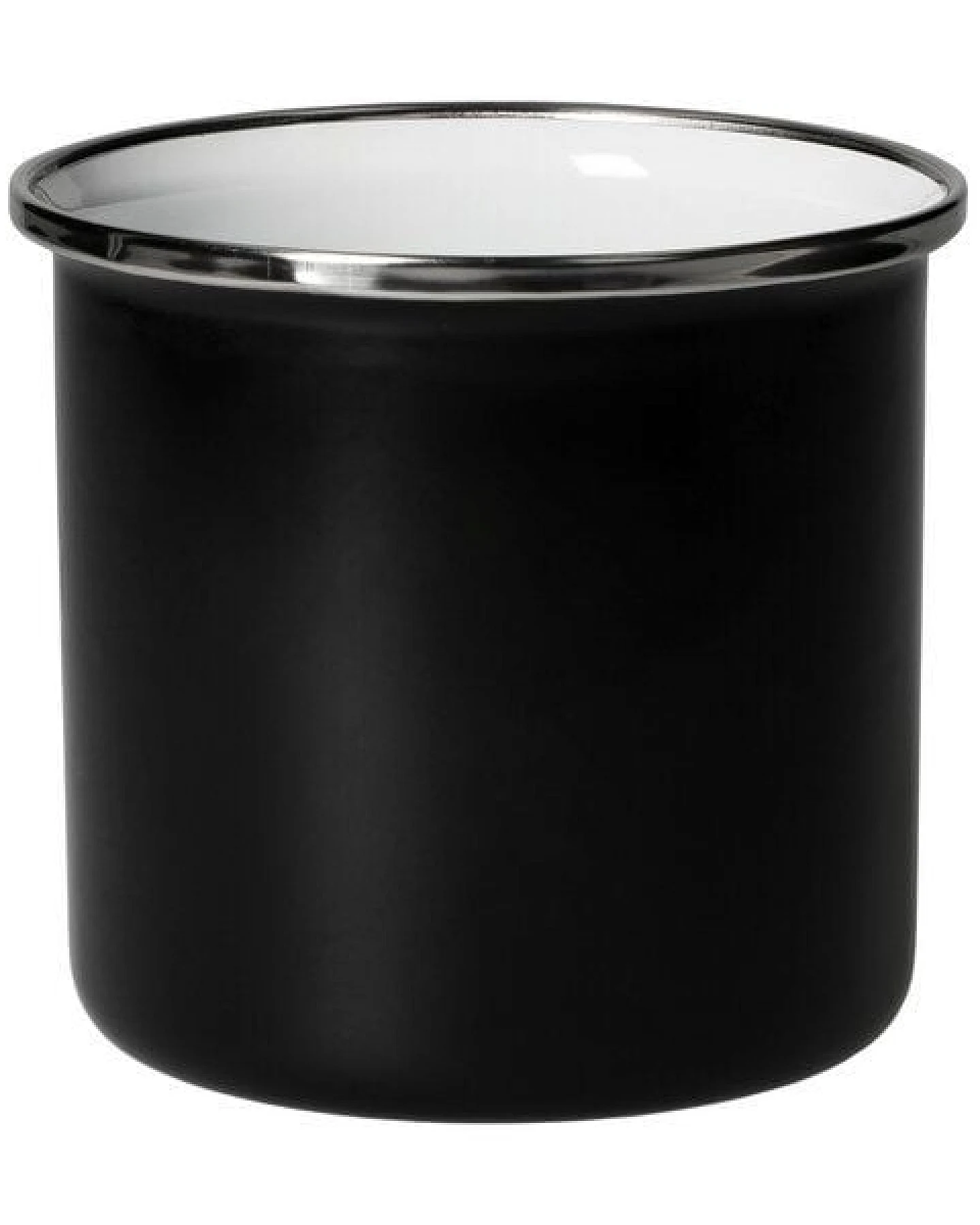 elasto Emaille-Becher 'Cozy' aus Edelstahl - stylischer Retro-Kaffeebecher – Ansicht 3