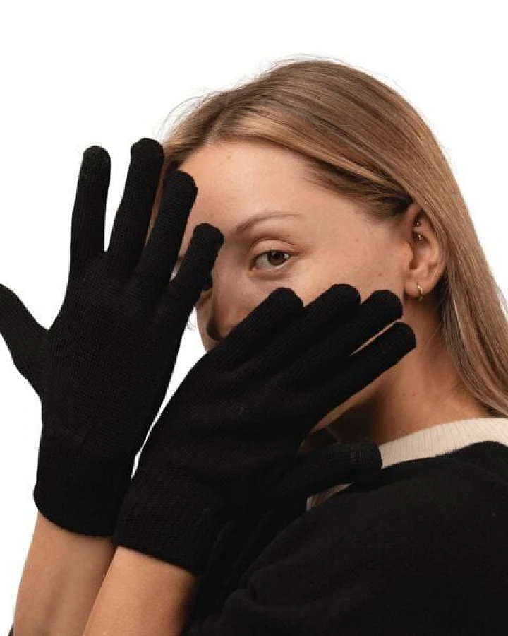 Kopyto GIBBONS 5-Finger Handschuhe, 100% Merinowolle RWS-zertifiziert, Klassische, Warme