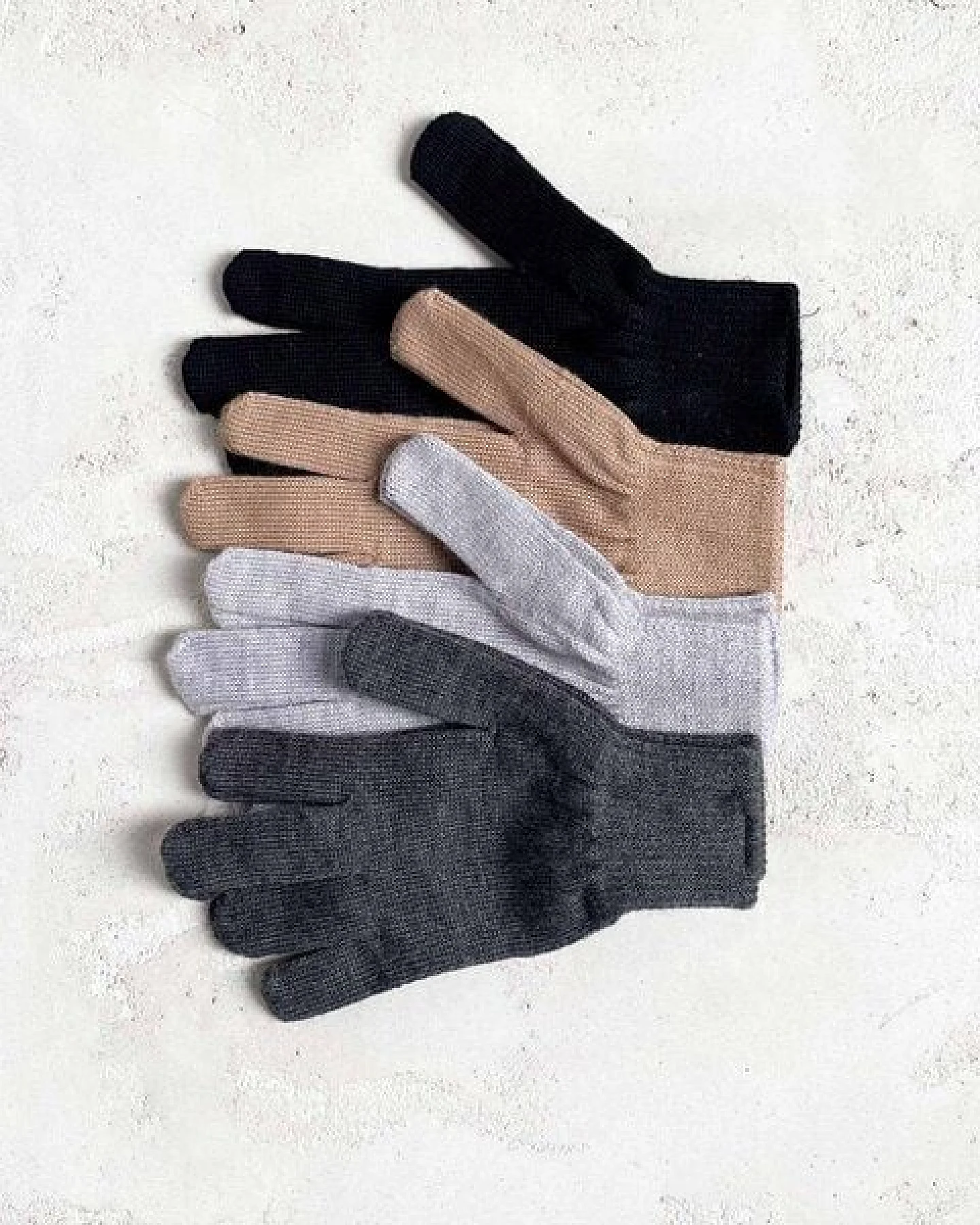 Kopyto GIBBONS 5-Finger Handschuhe, 100% Merinowolle RWS-zertifiziert, Klassische, Warme – Ansicht 2