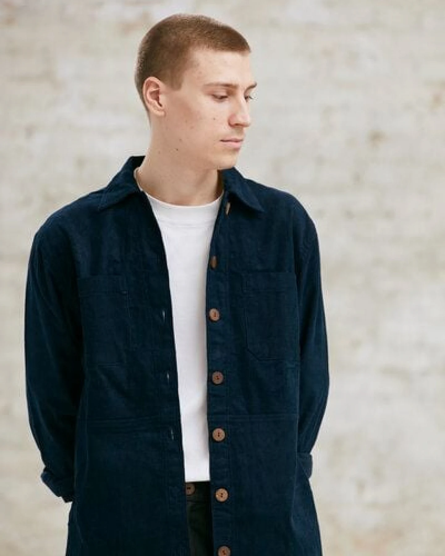 Jyoti - Fair Works Bio-Baumwollcord Shacket Kalagi – Ansicht 2