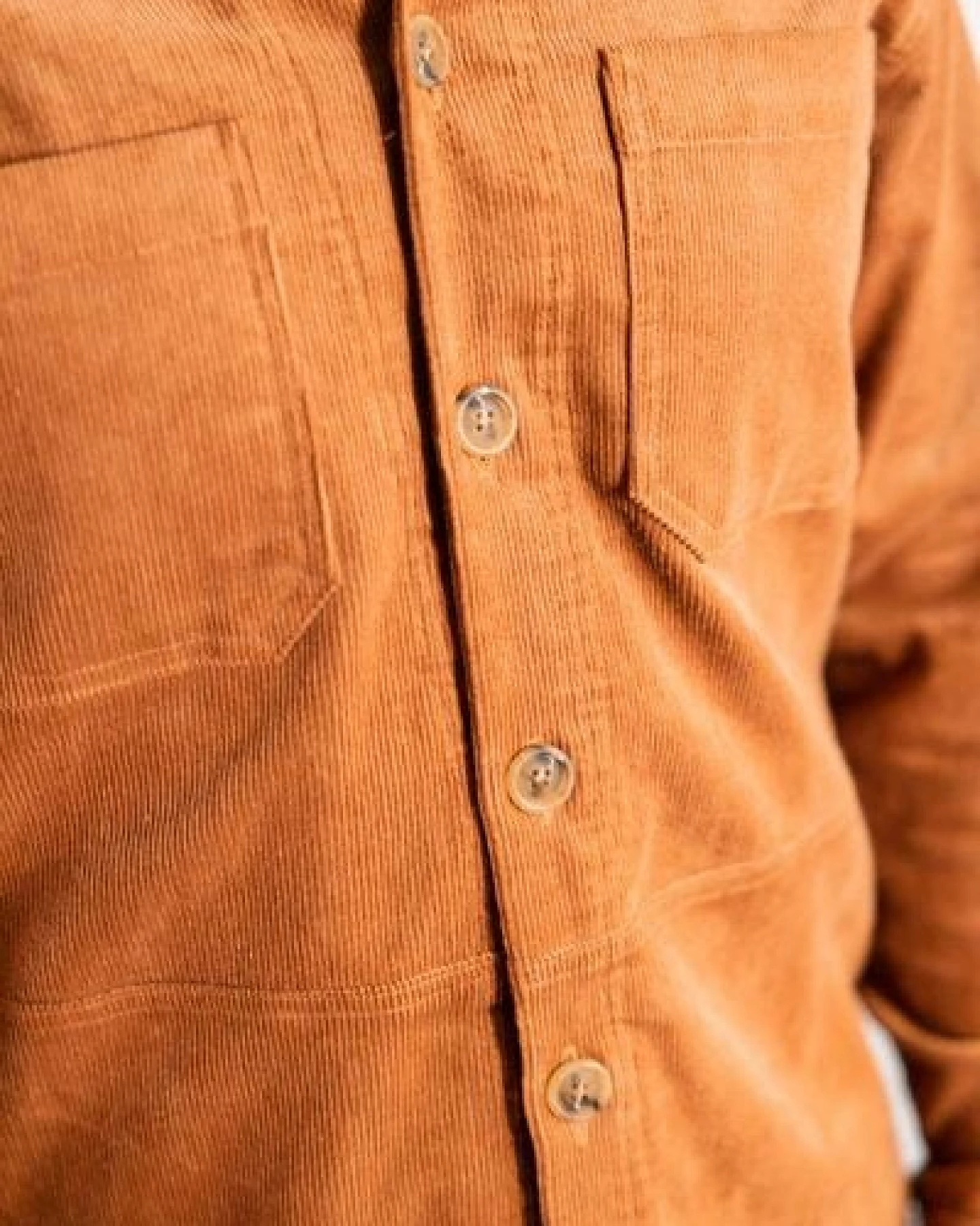 Jyoti - Fair Works Bio-Baumwollcord Shacket Kalagi – Ansicht 4