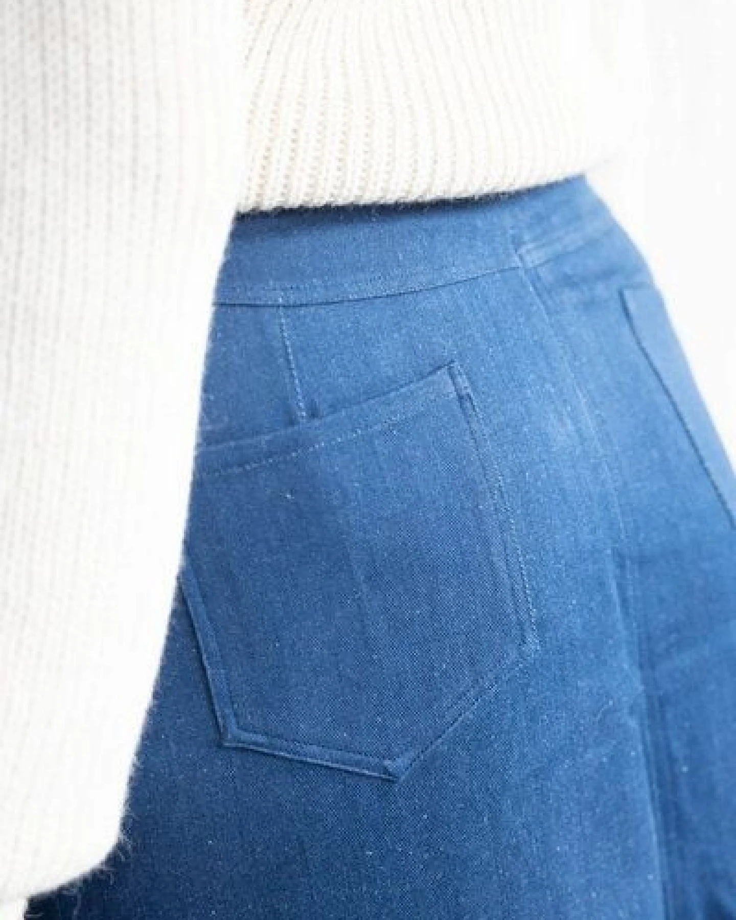 Jyoti - Fair Works Bio-Baumwolldenim Rock Aleena – Ansicht 4