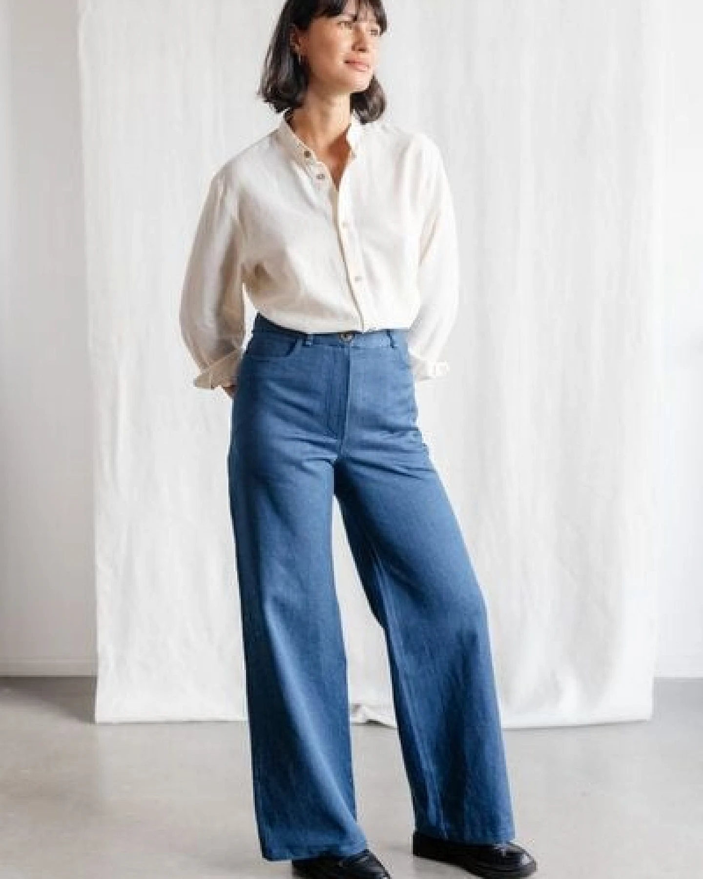 Jyoti - Fair Works Bio-Baumwolldenim Hose Tushar – Ansicht 4