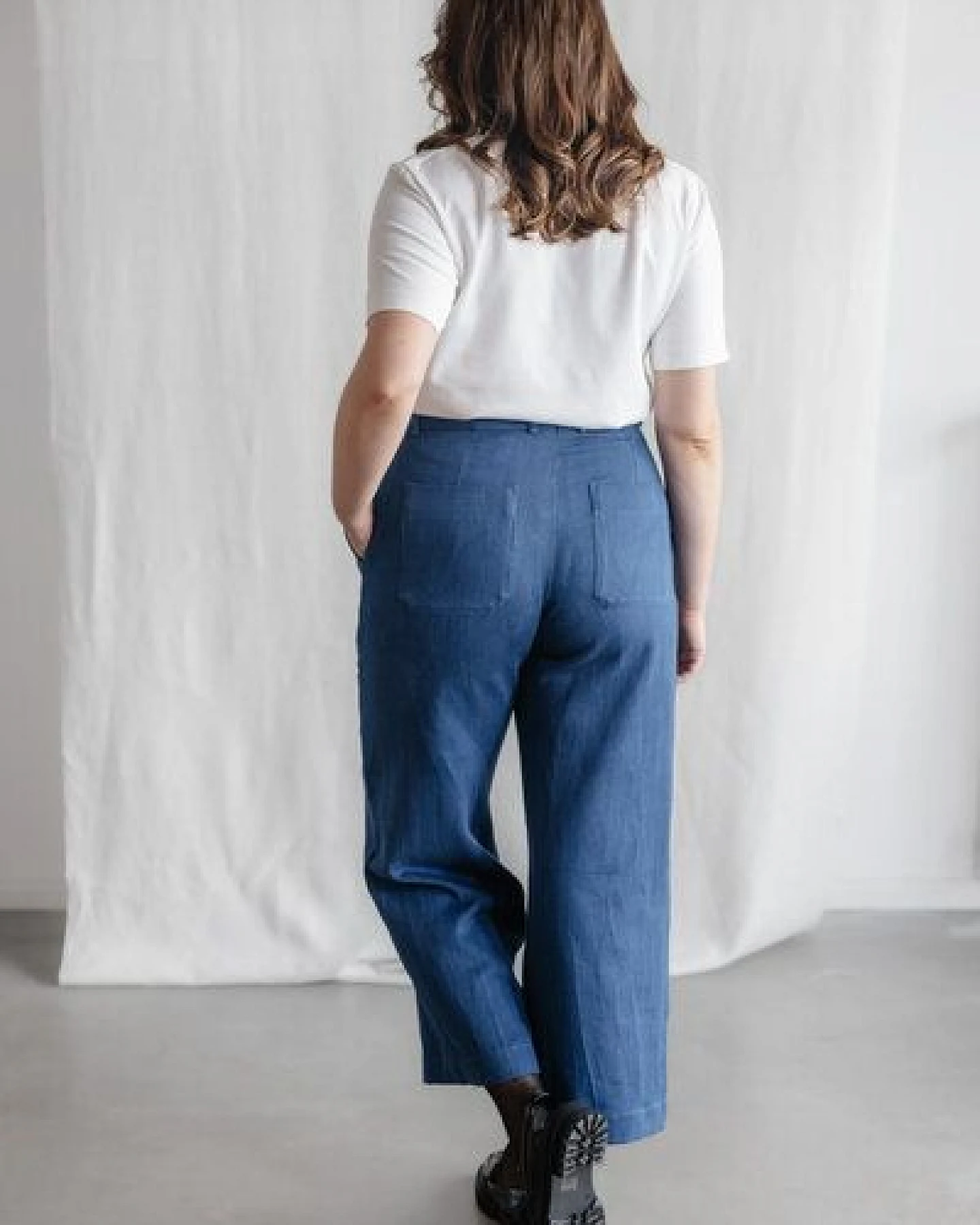 Jyoti - Fair Works Bio-Baumwolldenim Hose Damini – Ansicht 2