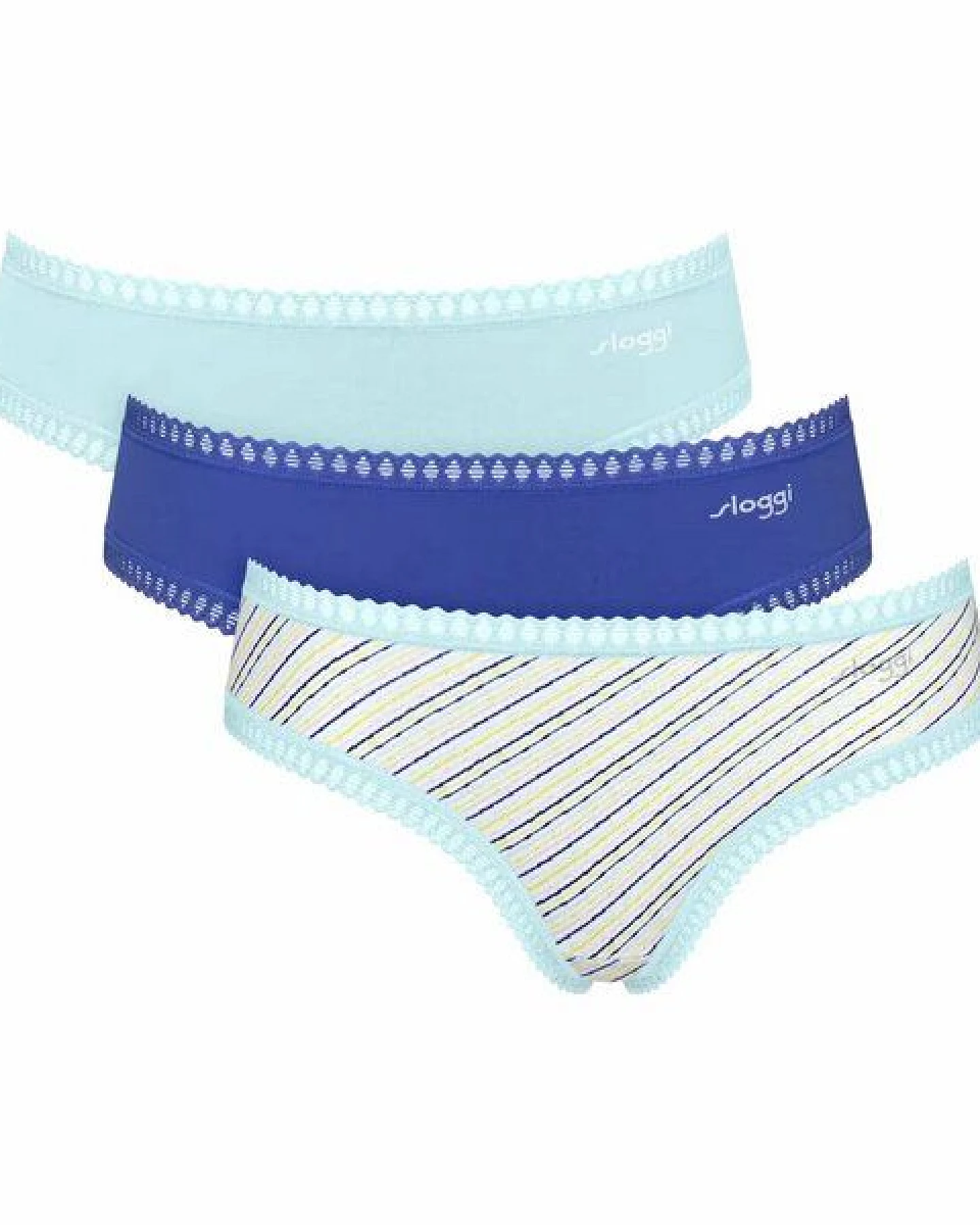 Sloggi 3er Pack GO Crush Hipster Slip Bio-Baumwolle – Ansicht 2