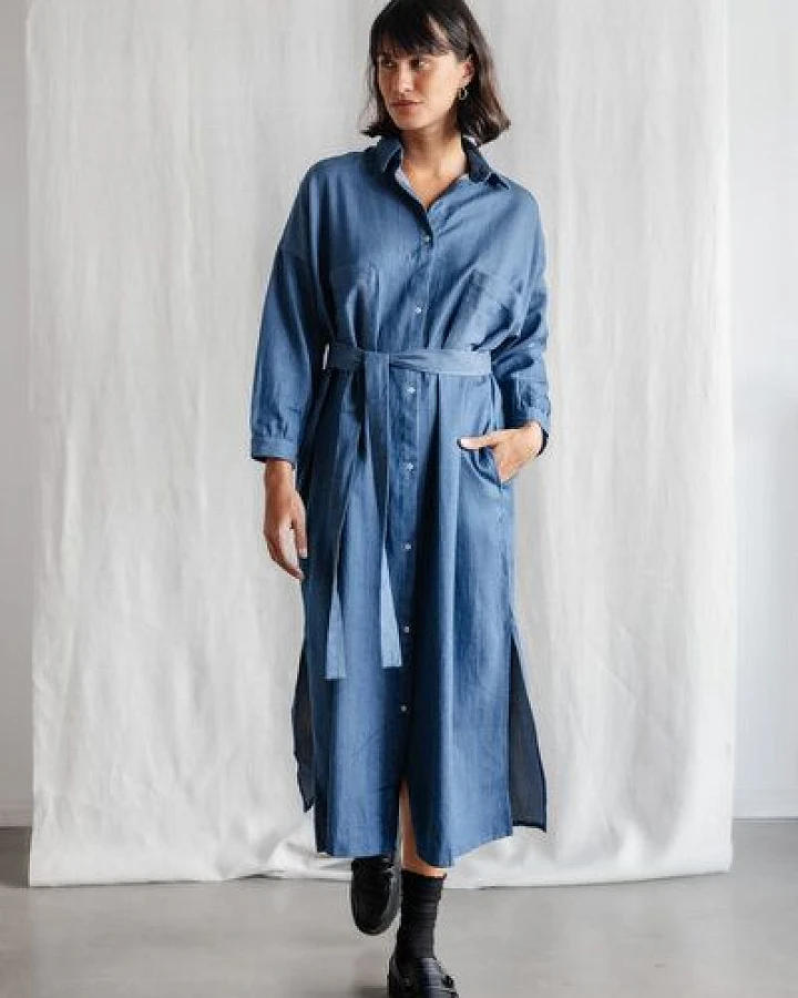 Jyoti - Fair Works Bio-Baumwolldenim Kleid Ananya