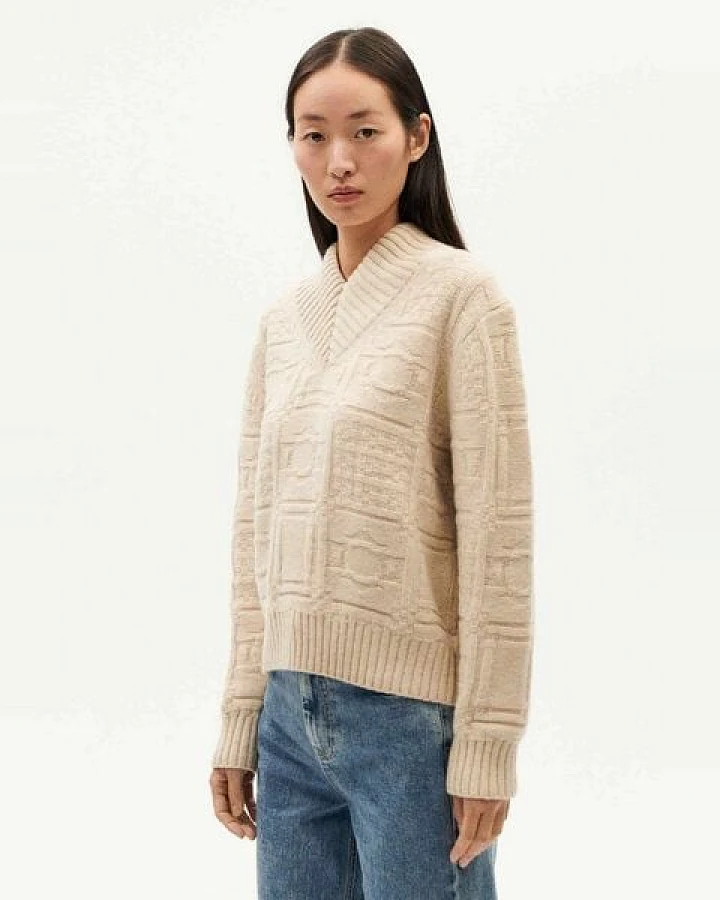 thinking mu Knitted Sweater Miranda - aus Bio-Wolle