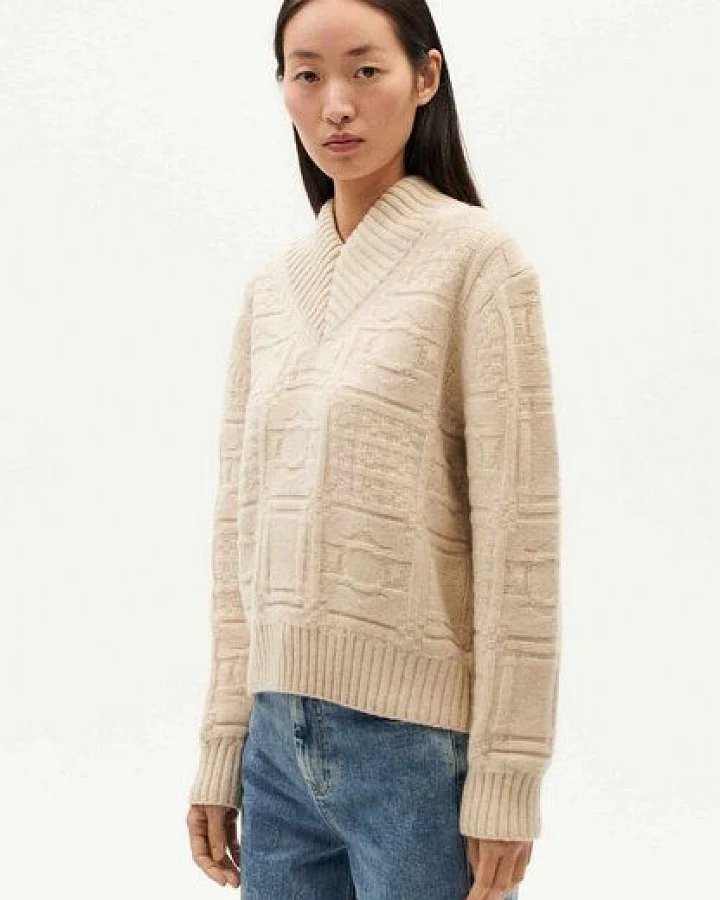 thinking mu Knitted Sweater Miranda - aus Bio-Wolle