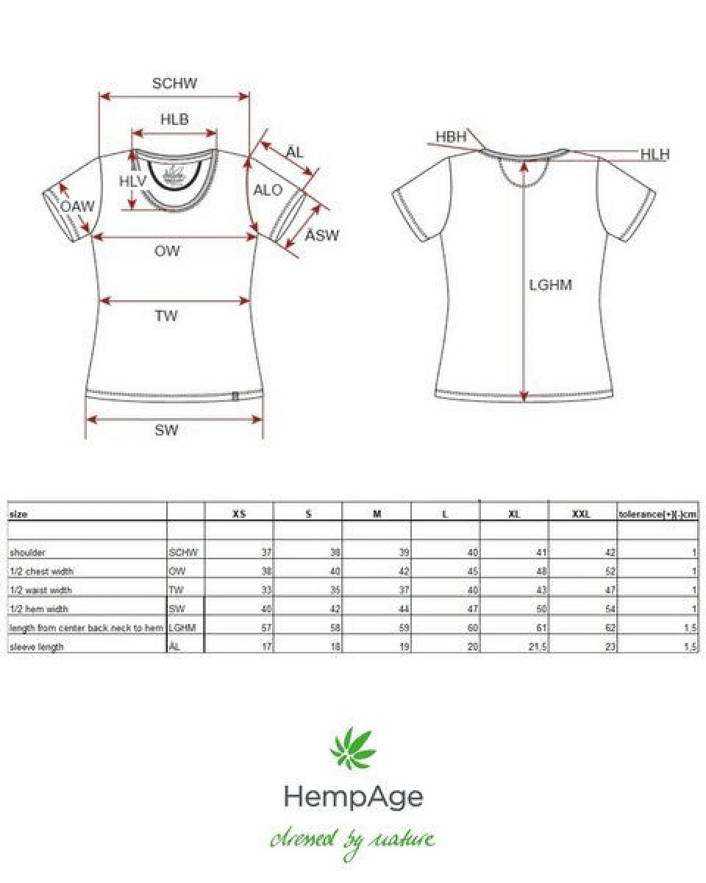 HempAge T-Shirt Slim fit Hanf/Biobaumwolle – Ansicht 3