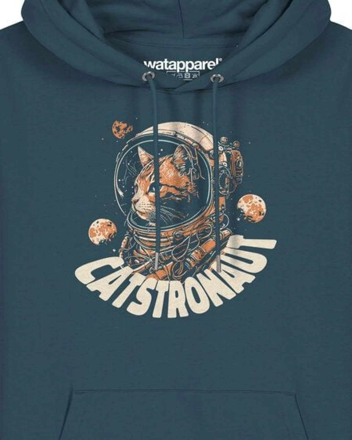 watapparel Hoodie Unisex Catstronaut – Ansicht 3