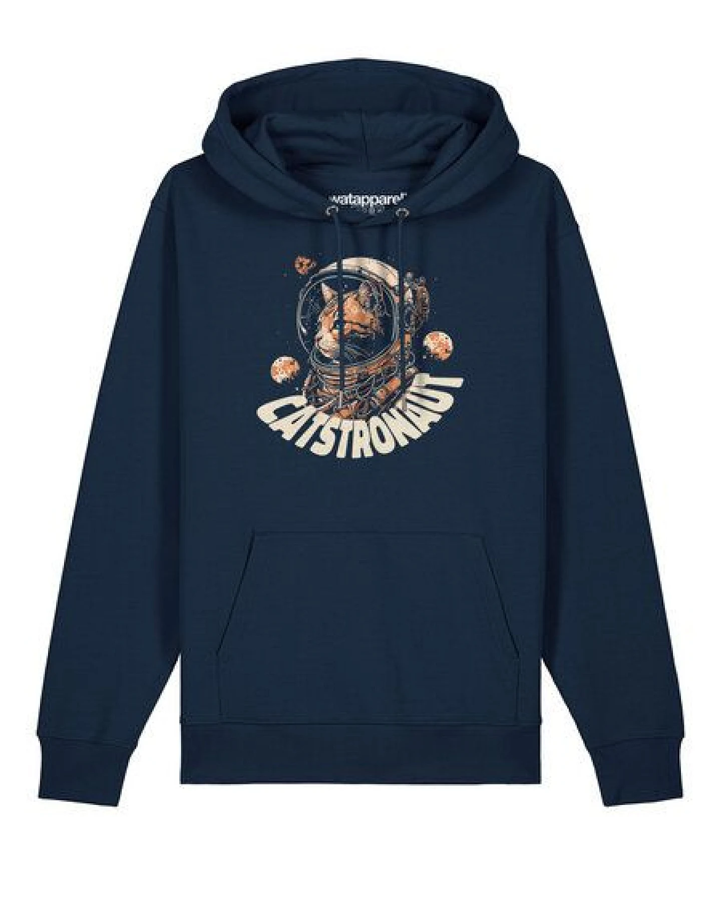 watapparel Hoodie Unisex Catstronaut – Ansicht 2