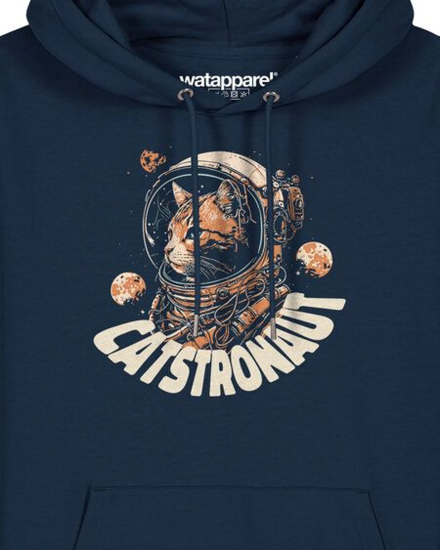 watapparel Hoodie Unisex Catstronaut – Ansicht 3