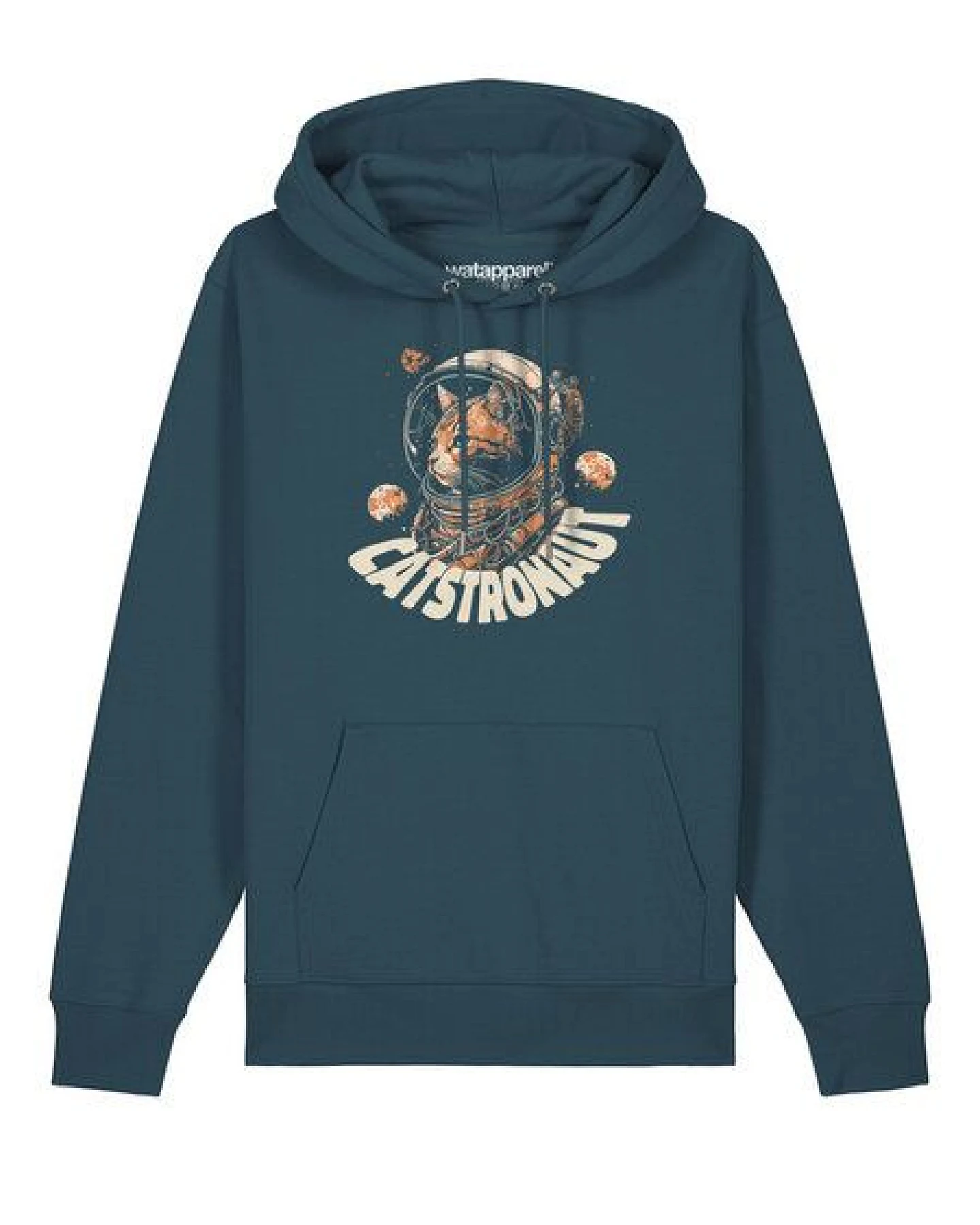 watapparel Hoodie Unisex Catstronaut – Ansicht 2
