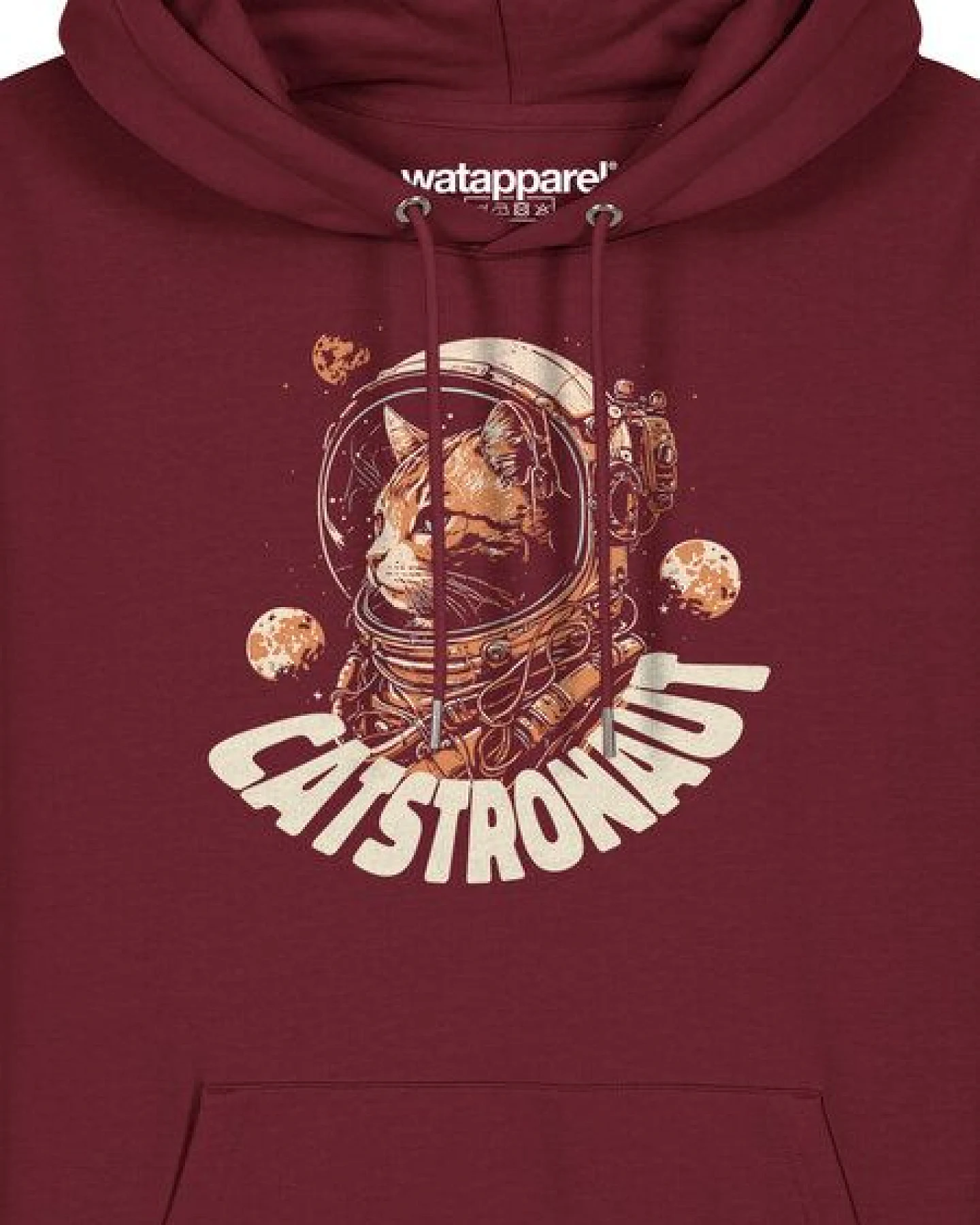 watapparel Hoodie Unisex Catstronaut – Ansicht 3