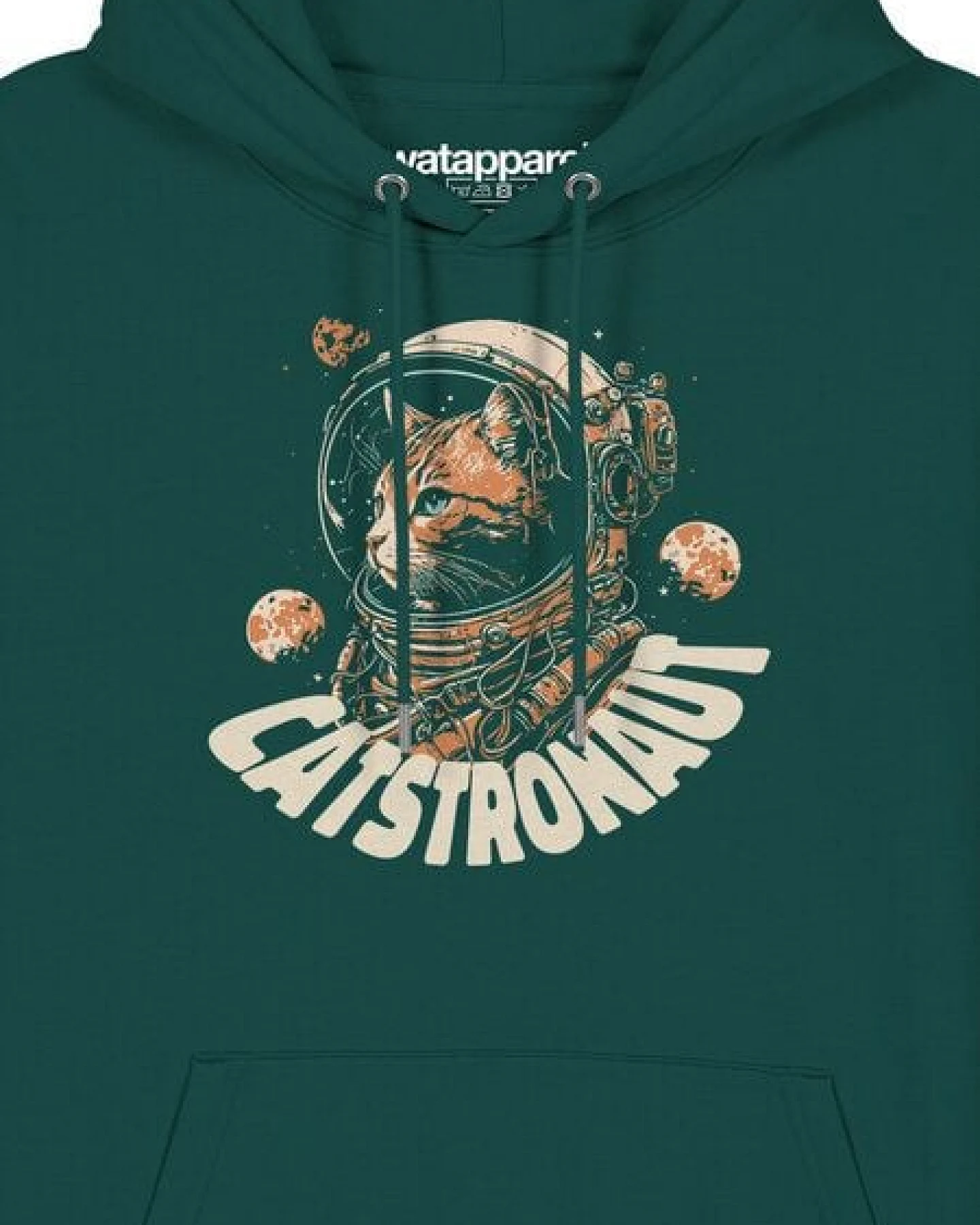 watapparel Hoodie Unisex Catstronaut – Ansicht 3