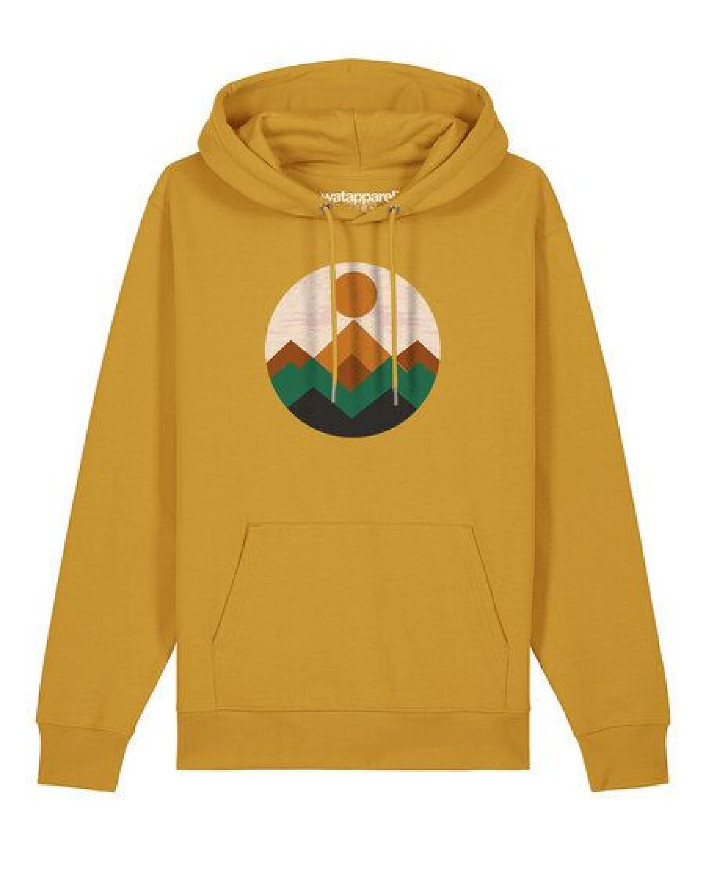 watapparel Hoodie Unisex Geometric Landscape 2 – Ansicht 2