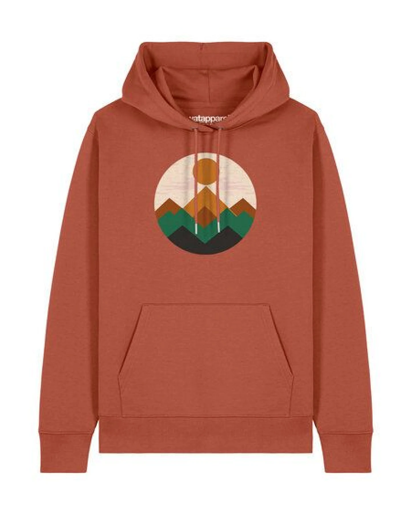 watapparel Hoodie Unisex Geometric Landscape 2 – Ansicht 2