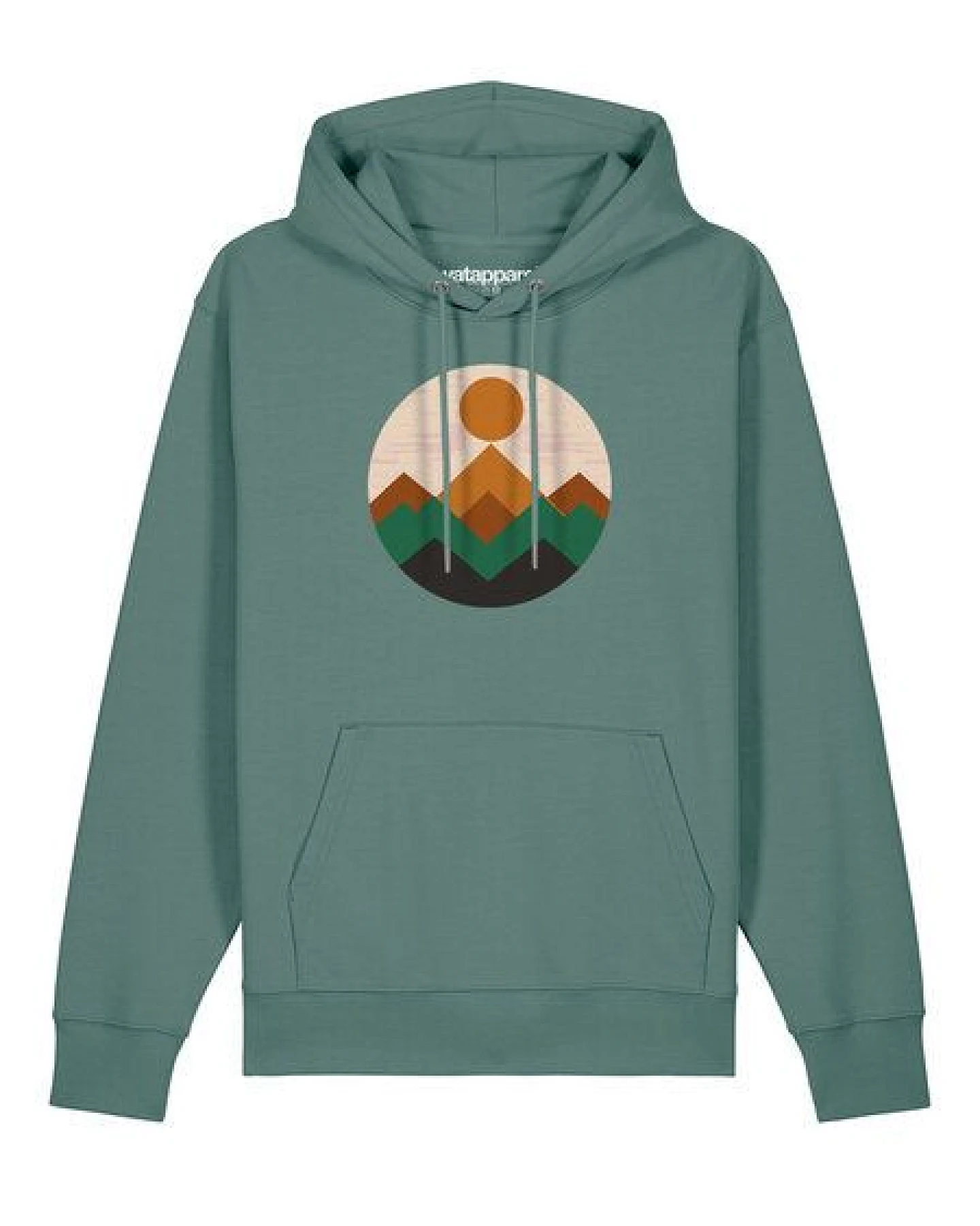 watapparel Hoodie Unisex Geometric Landscape 2 – Ansicht 2