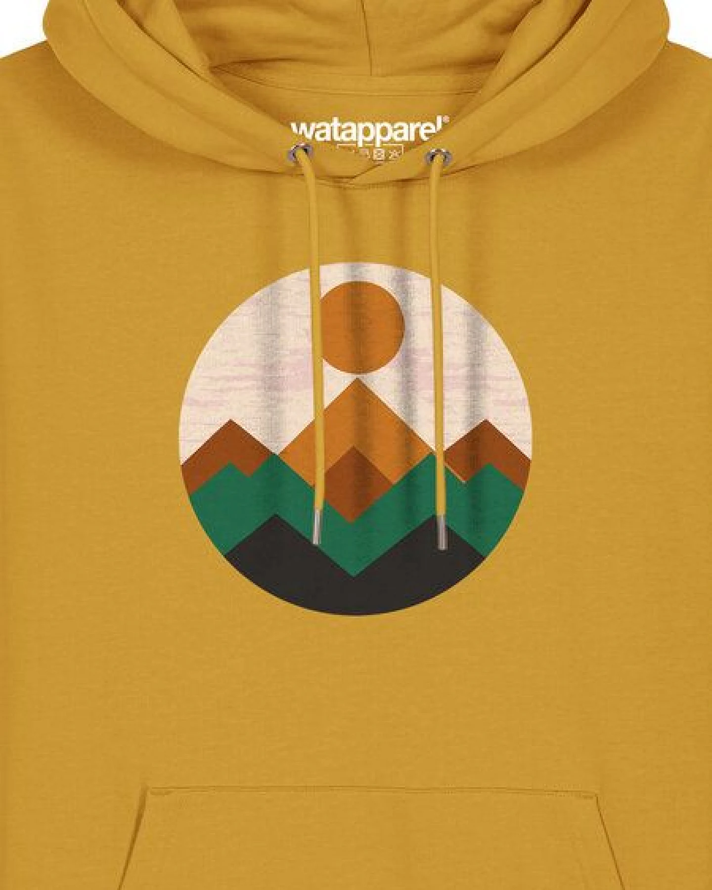 watapparel Hoodie Unisex Geometric Landscape 2 – Ansicht 3