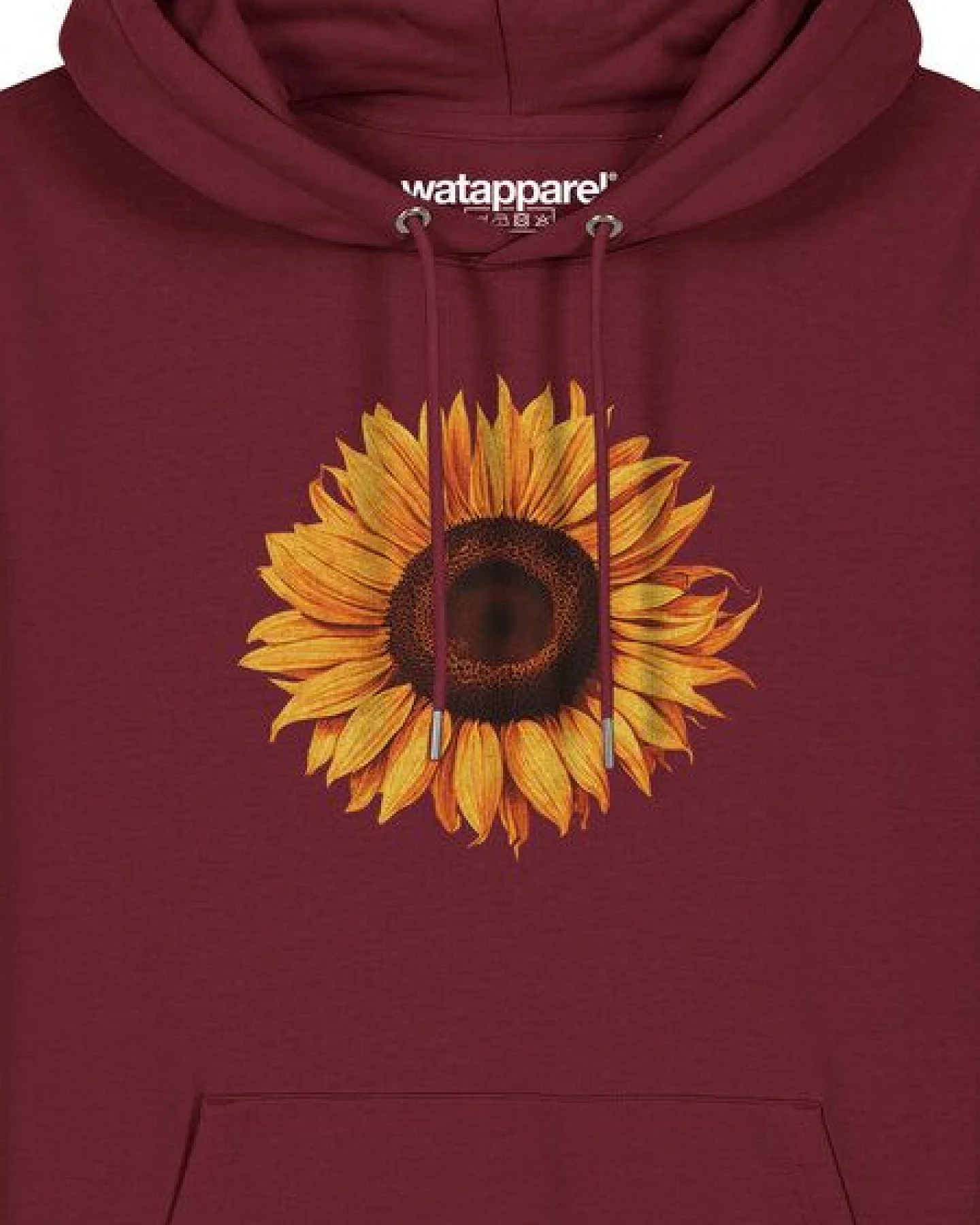 watapparel Hoodie Unisex Sonnenblume – Ansicht 3