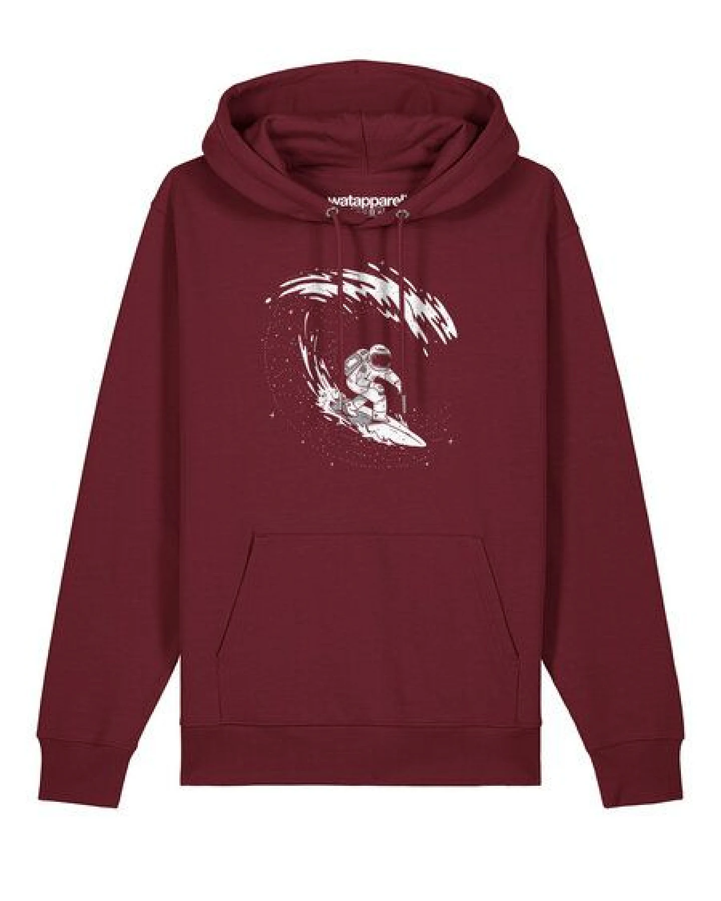 watapparel Hoodie Unisex Surfing Spaceman – Ansicht 2