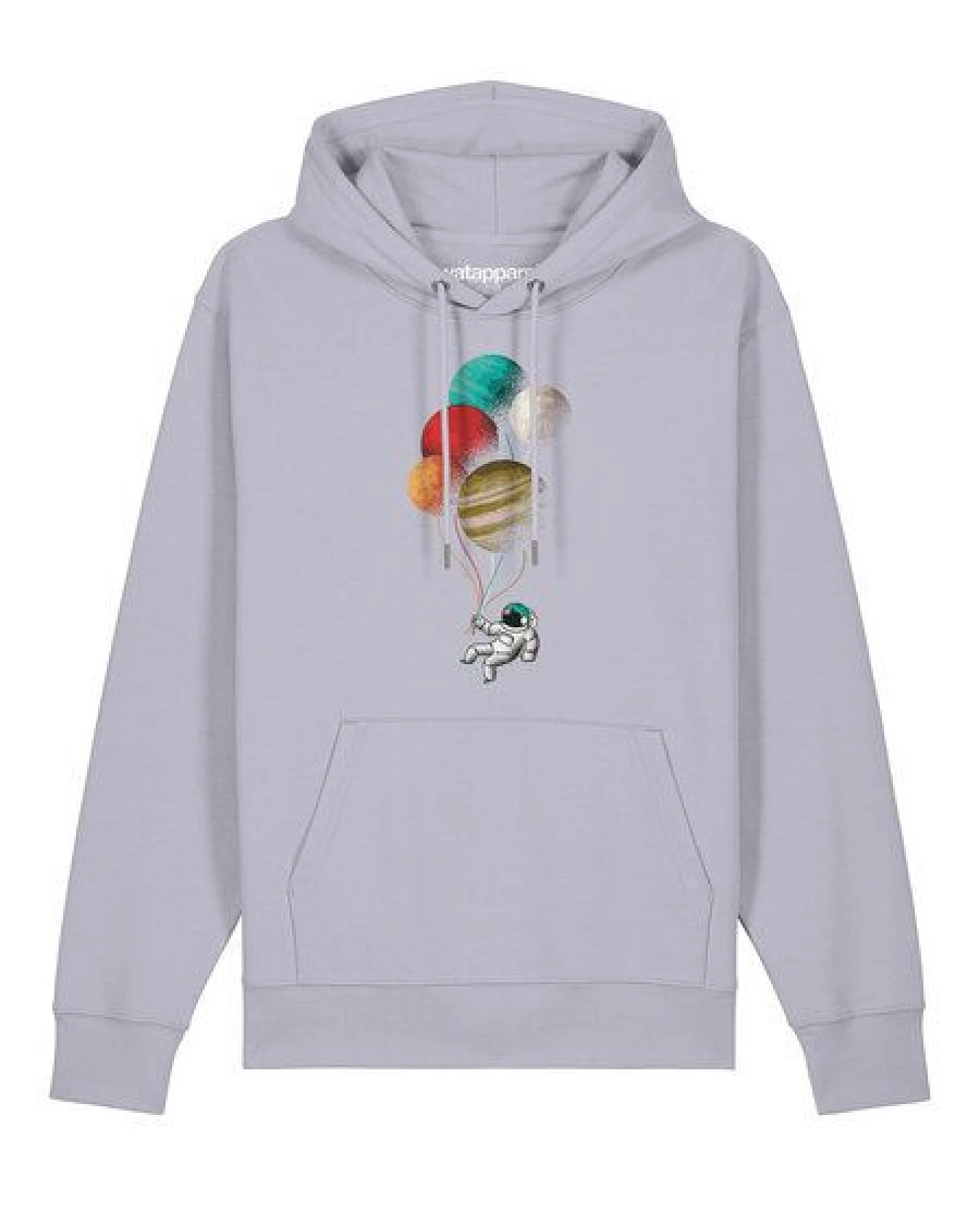 watapparel Hoodie Unisex Balloon Spaceman – Ansicht 2