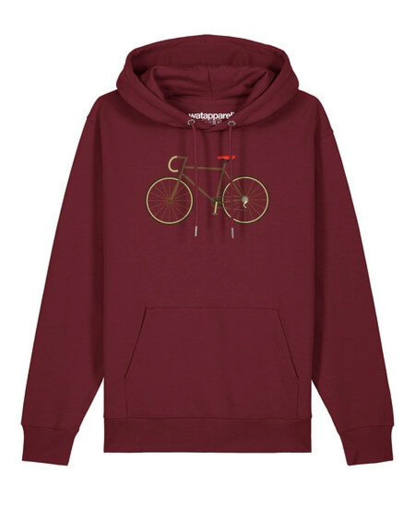 watapparel Hoodie Unisex Fahrrad – Ansicht 2