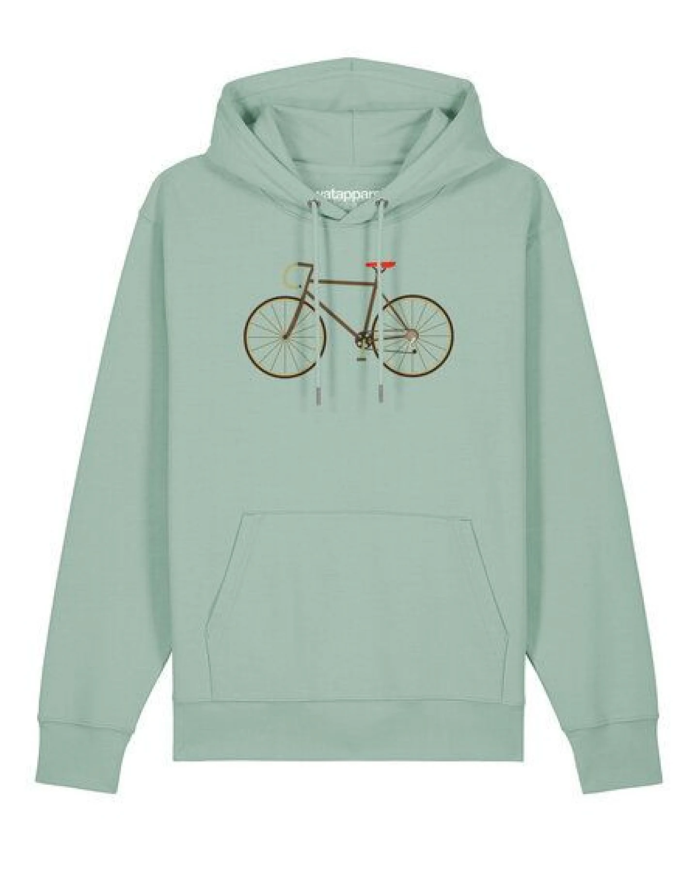 watapparel Hoodie Unisex Fahrrad – Ansicht 2