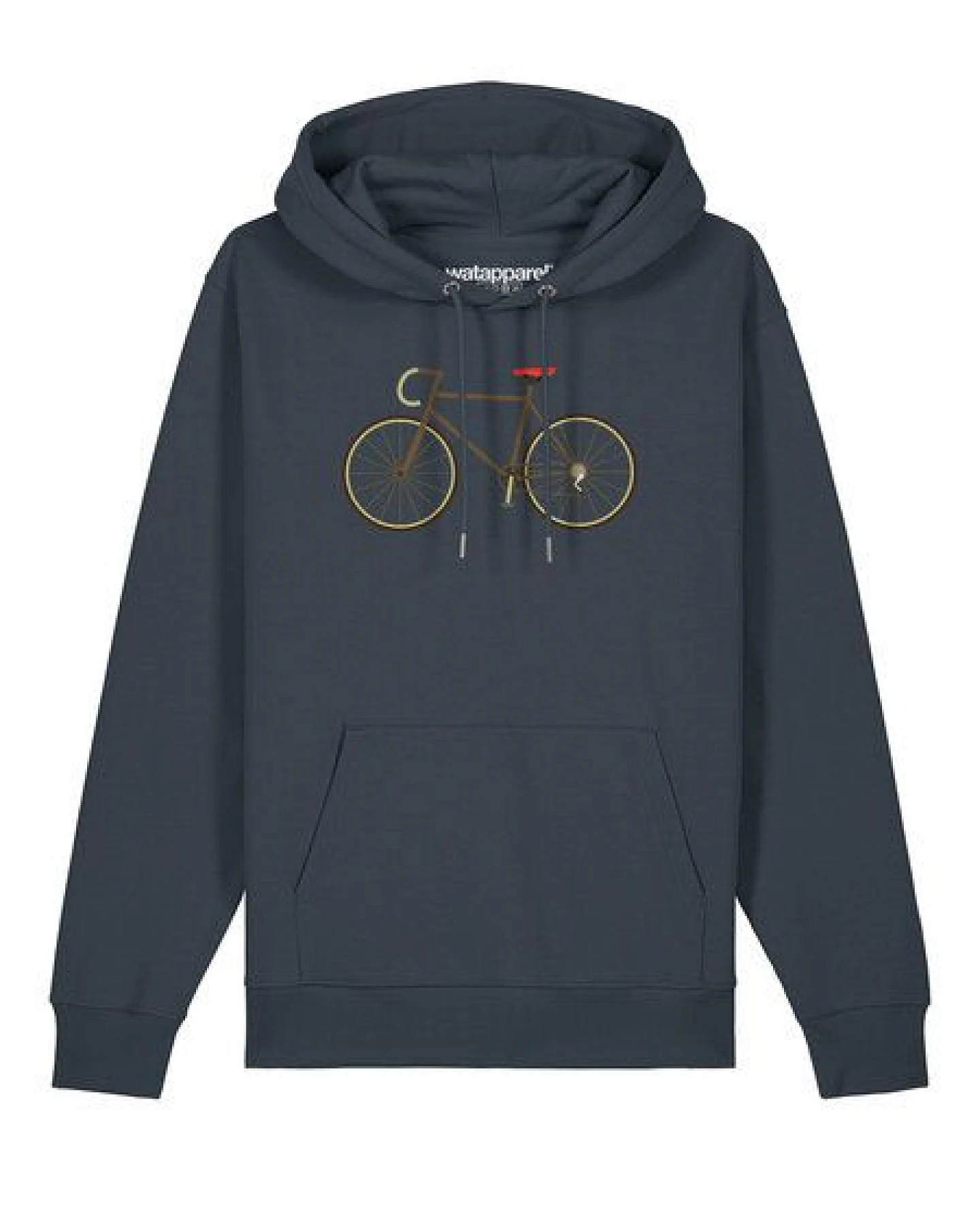 watapparel Hoodie Unisex Fahrrad – Ansicht 2