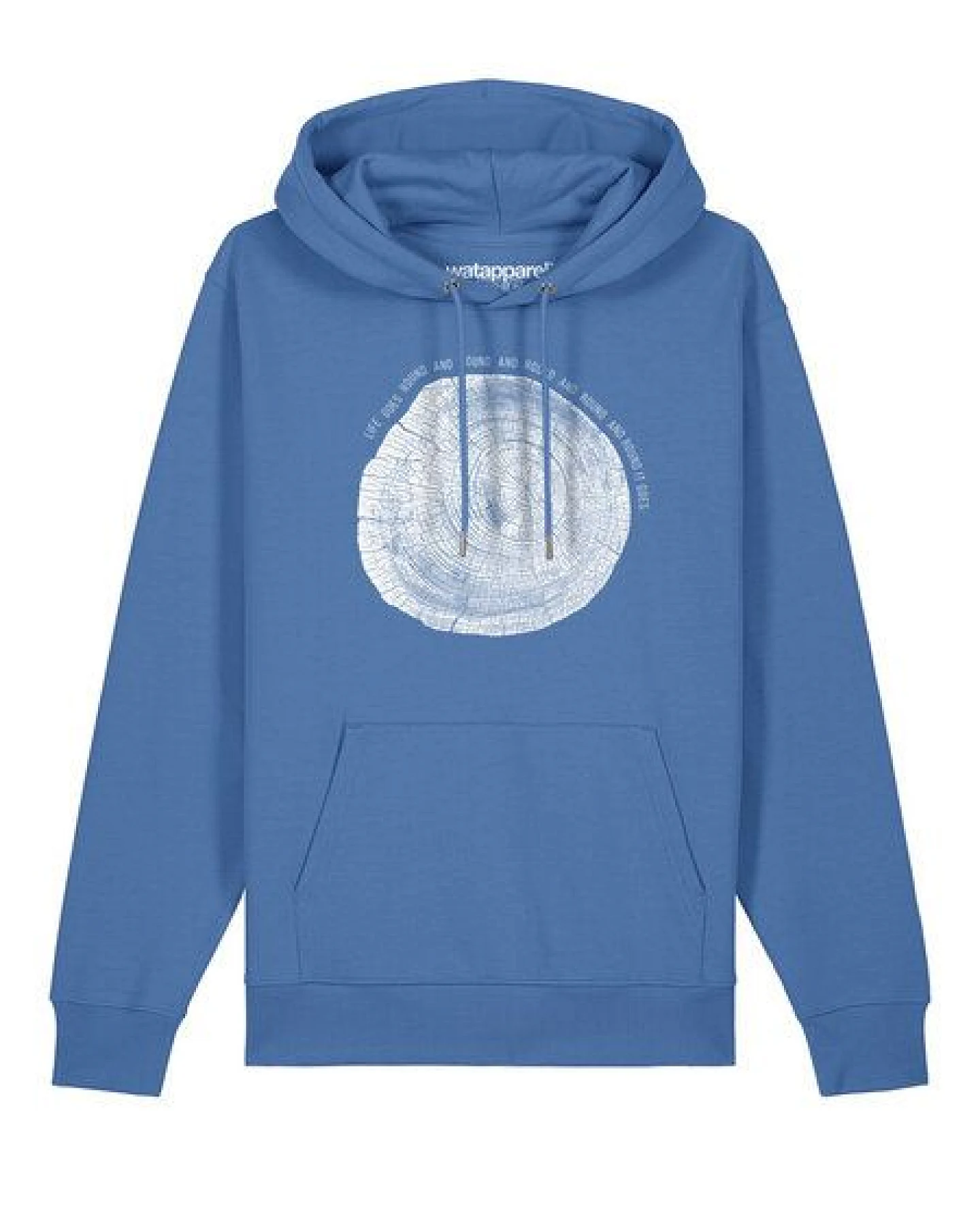 watapparel Hoodie Unisex Baumscheibe – Ansicht 2