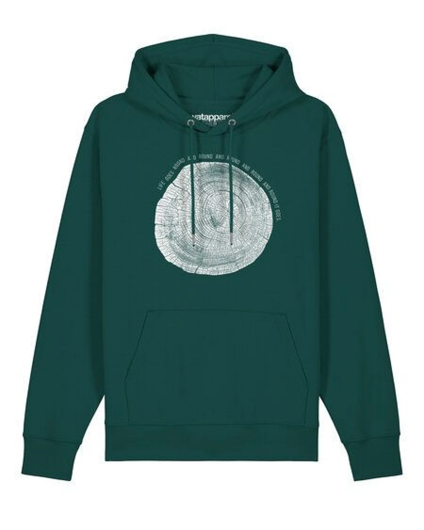 watapparel Hoodie Unisex Baumscheibe – Ansicht 2