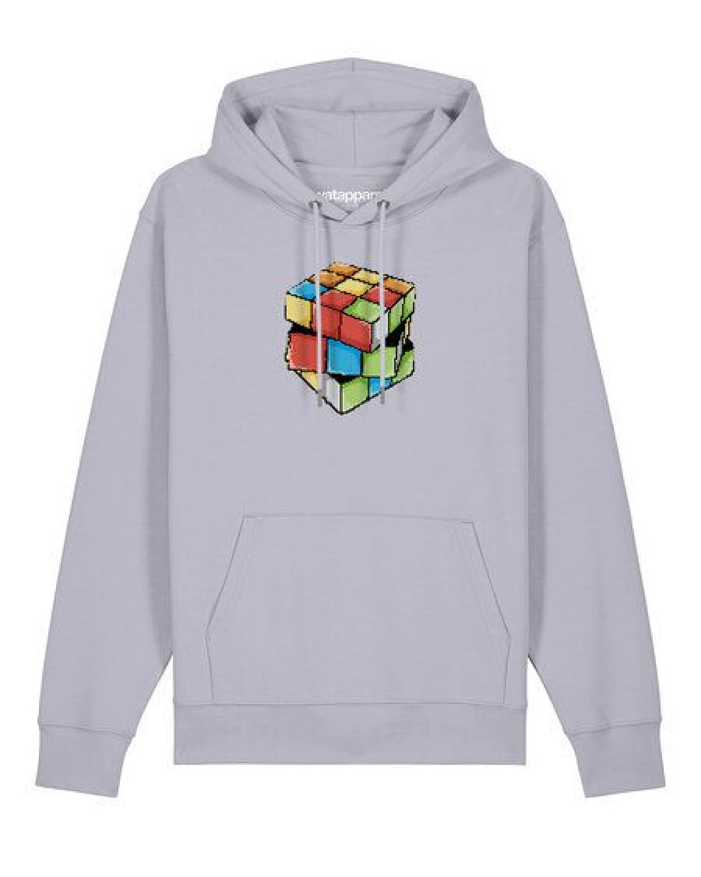 watapparel Hoodie Unisex Pixel Zauberwürfel – Ansicht 2