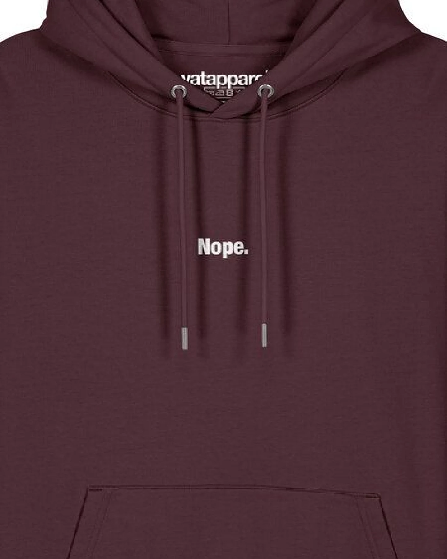 watapparel Hoodie Unisex Nope – Ansicht 3