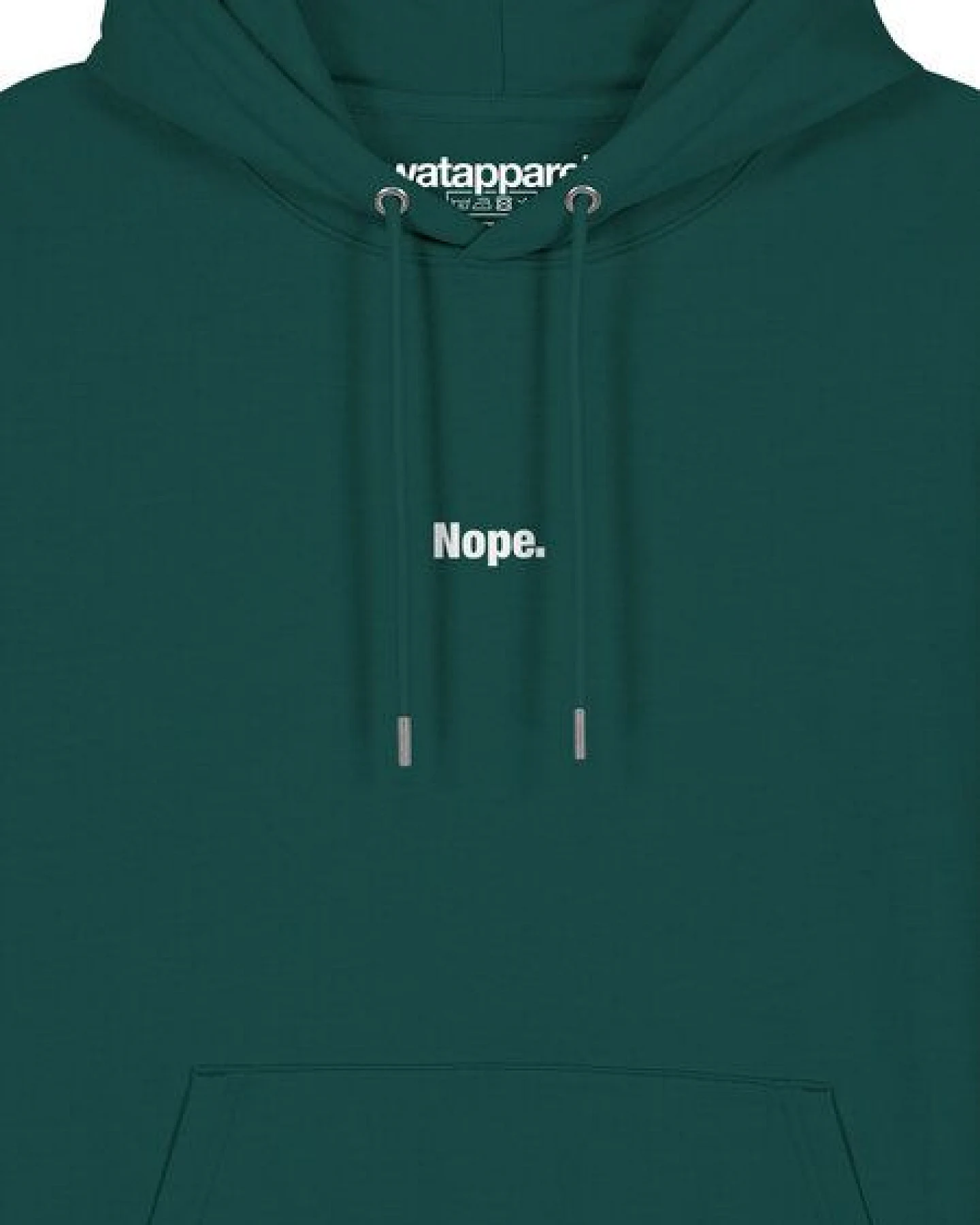 watapparel Hoodie Unisex Nope – Ansicht 3