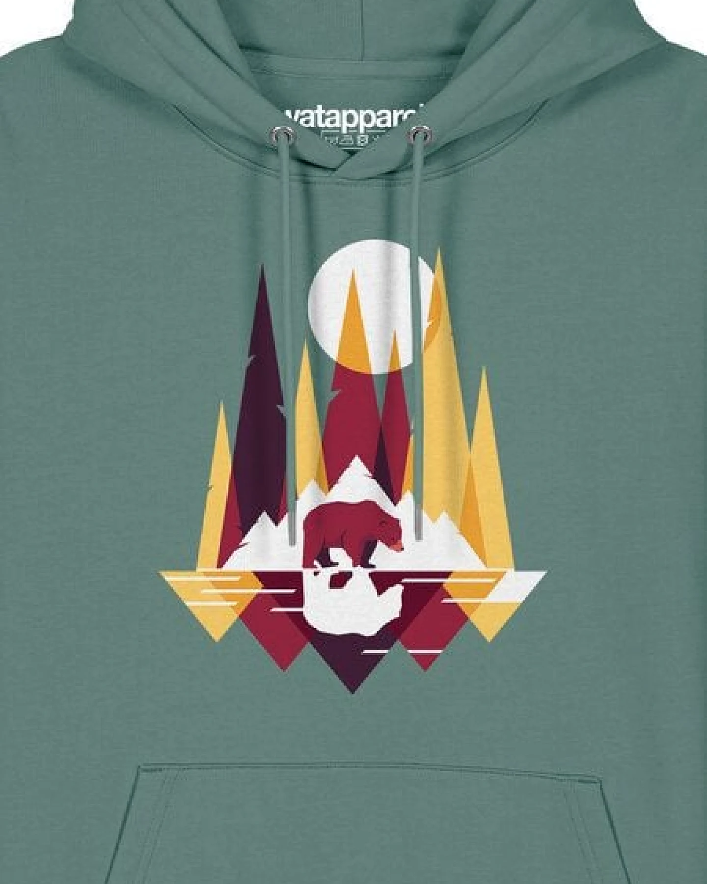 watapparel Hoodie Unisex Von Bären und Bergen – Ansicht 3