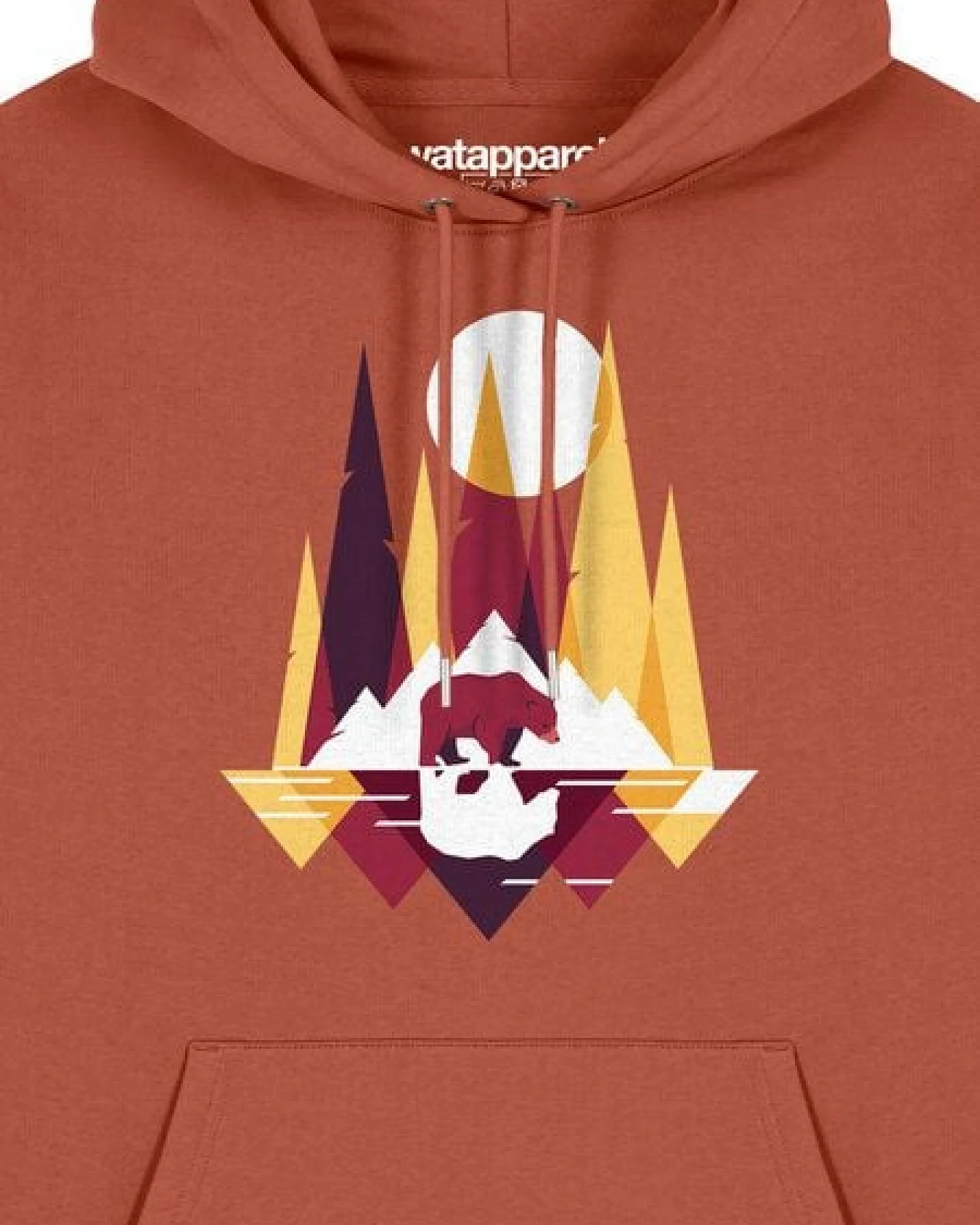 watapparel Hoodie Unisex Von Bären und Bergen – Ansicht 3