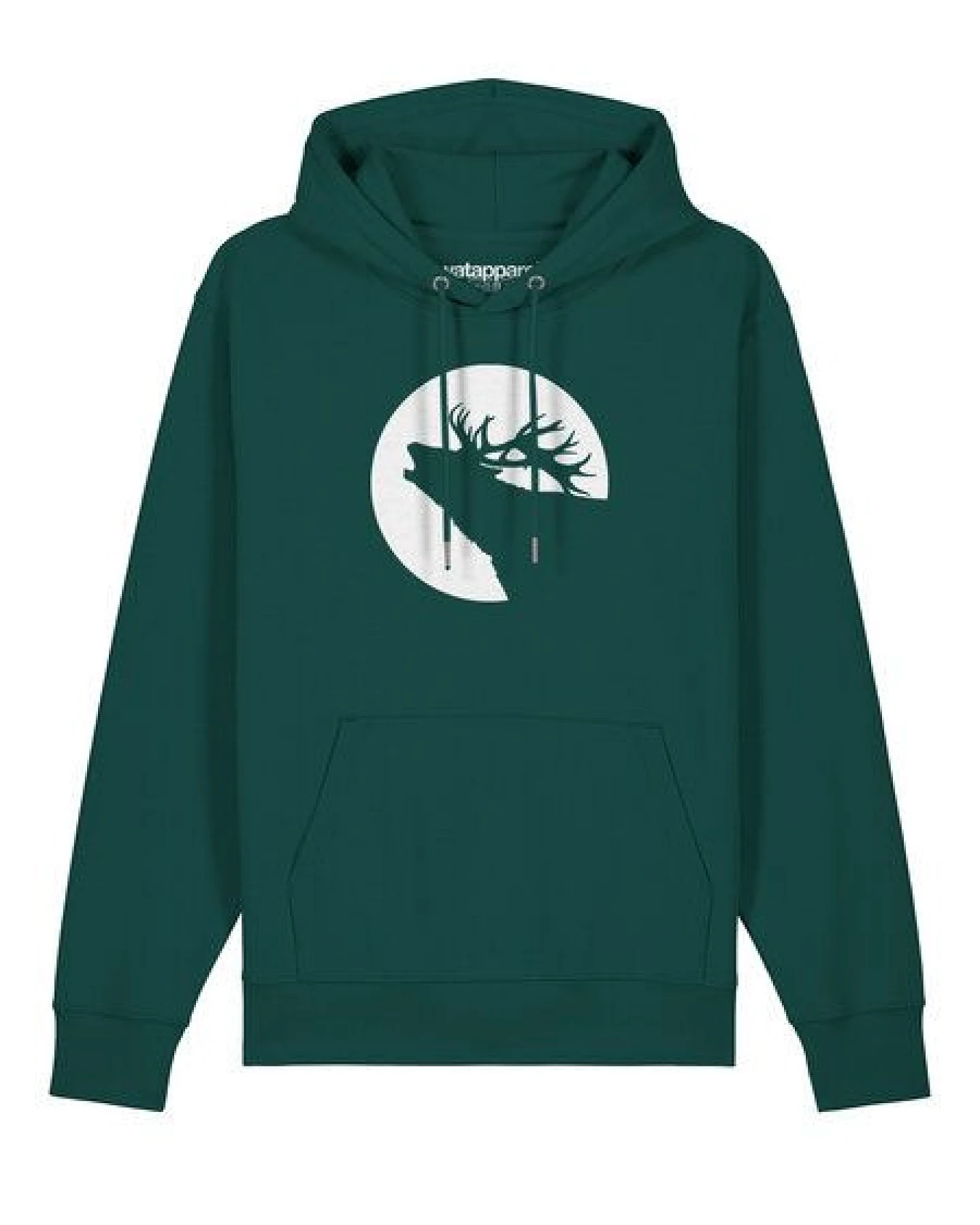 watapparel Hoodie Unisex Röhrender Hirsch – Ansicht 2