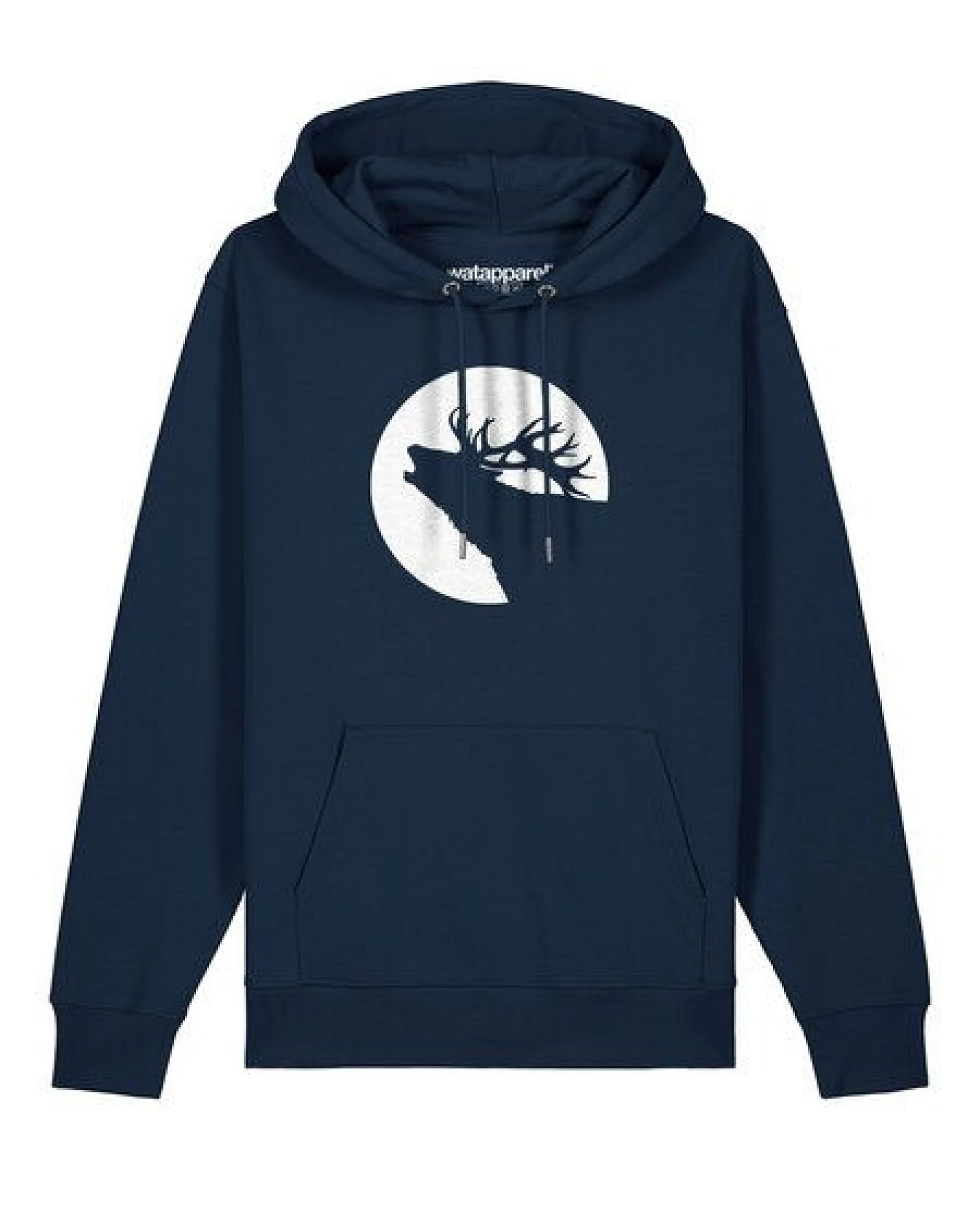 watapparel Hoodie Unisex Röhrender Hirsch – Ansicht 2