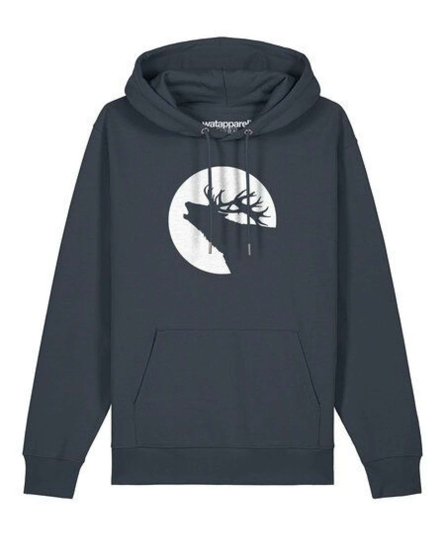 watapparel Hoodie Unisex Röhrender Hirsch – Ansicht 2