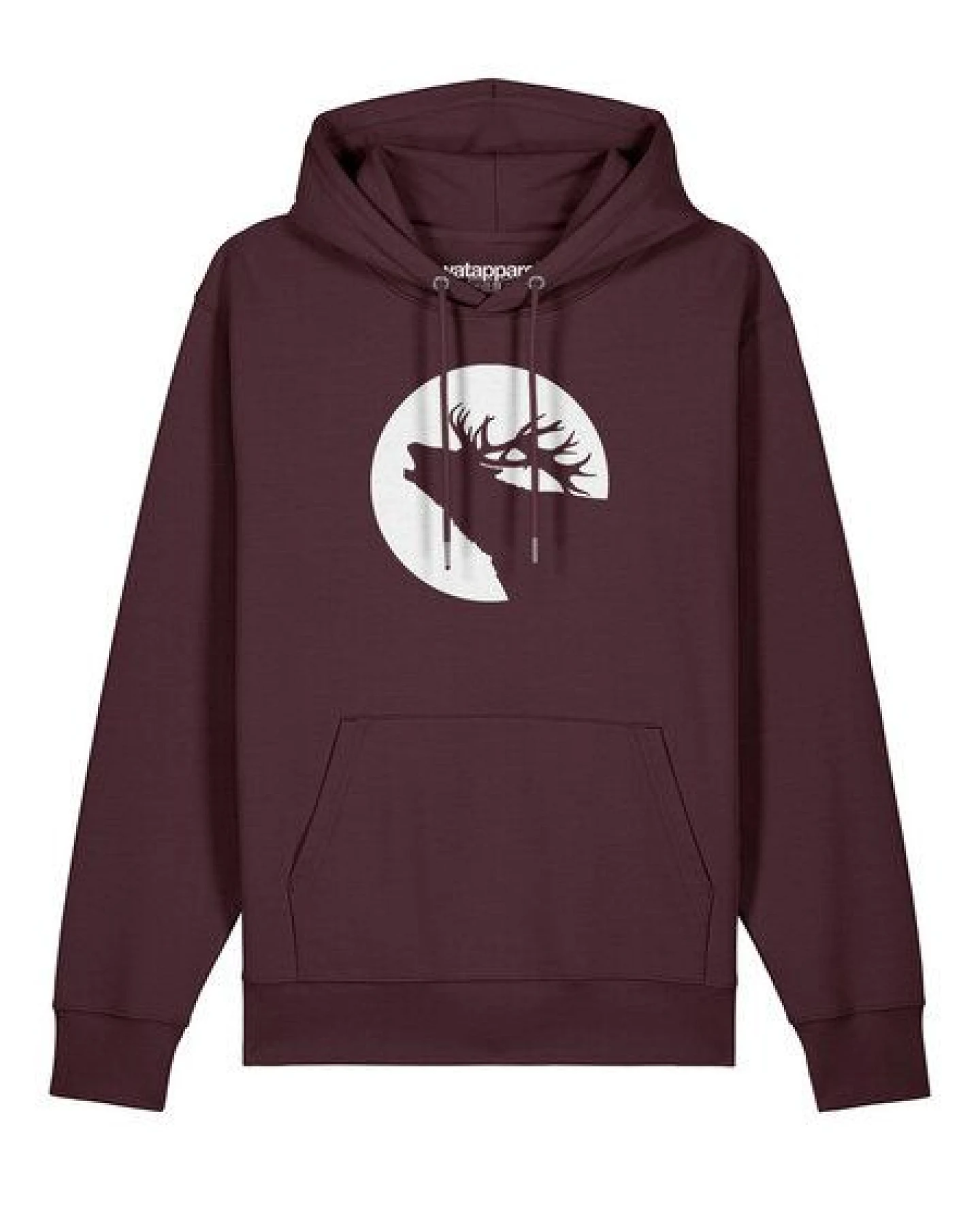watapparel Hoodie Unisex Röhrender Hirsch – Ansicht 2
