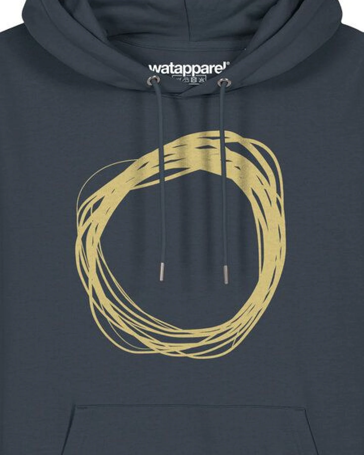 watapparel Hoodie Unisex Kreis – Ansicht 3